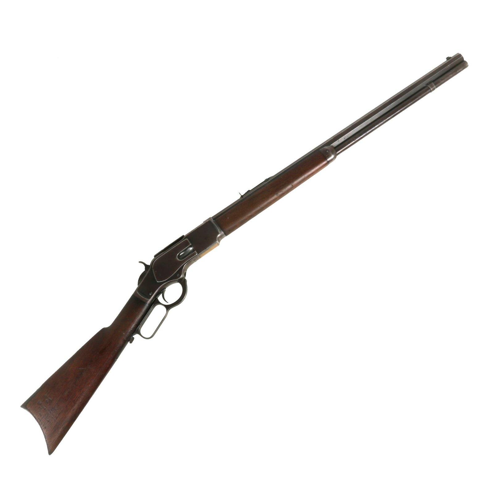 Buy Original U.S. Winchester Model 1873 .44-40 Repeating Rifle with Octagonal Barrel made in 1891 - Serial 398655B | Original Firearms Antique For Sale