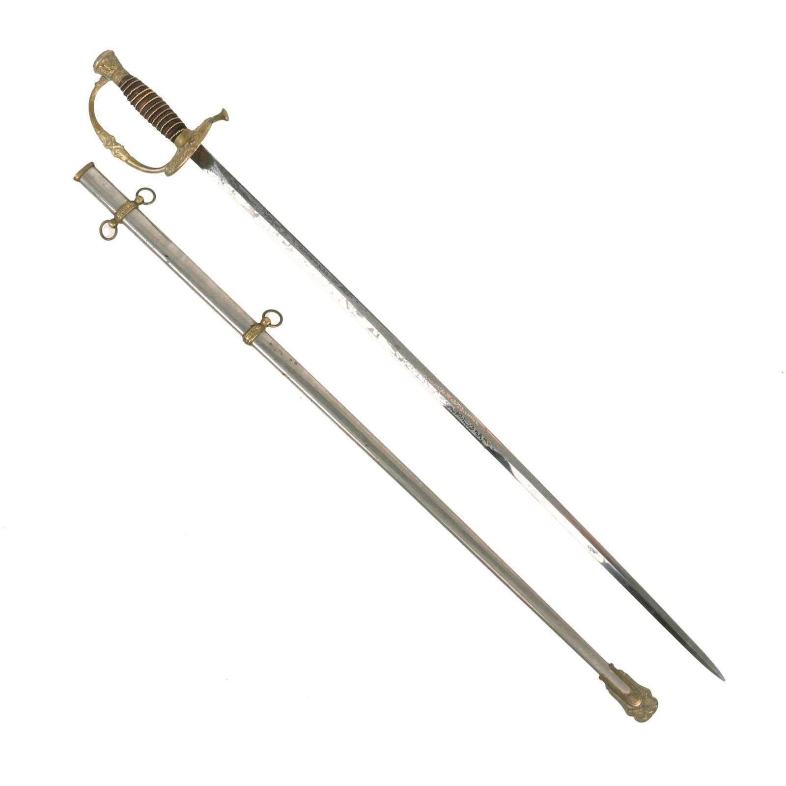 Buy Original U.S. Grand Army of the Republic M1860 Officer Sword with Scabbard by Ames Mfg. Co. | Original Firearms Antique For Sale