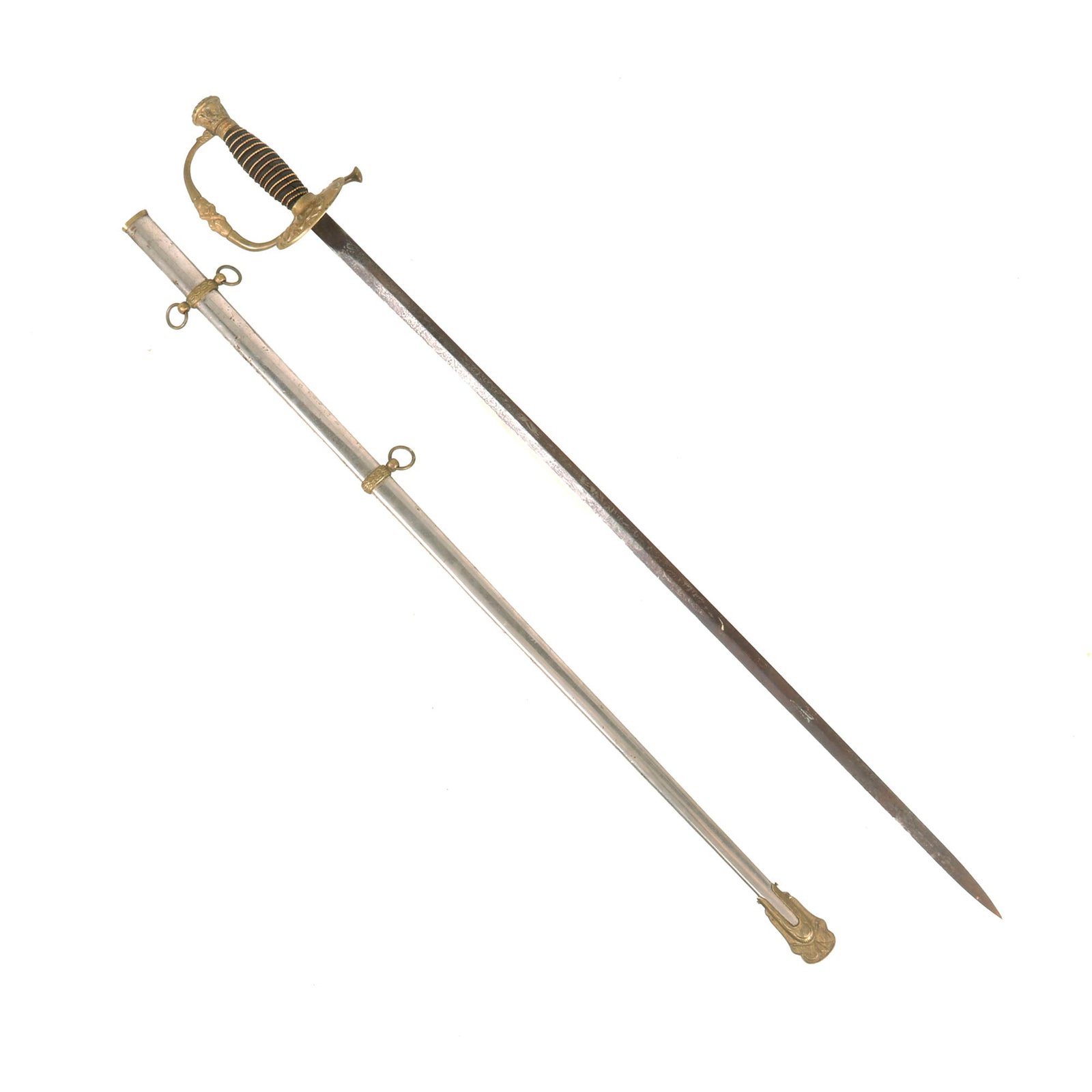 Buy Original U.S. Grand Army of the Republic M1860 Officer Sword with Scabbard by Ames Mfg. Co. | Original Firearms Antique For Sale