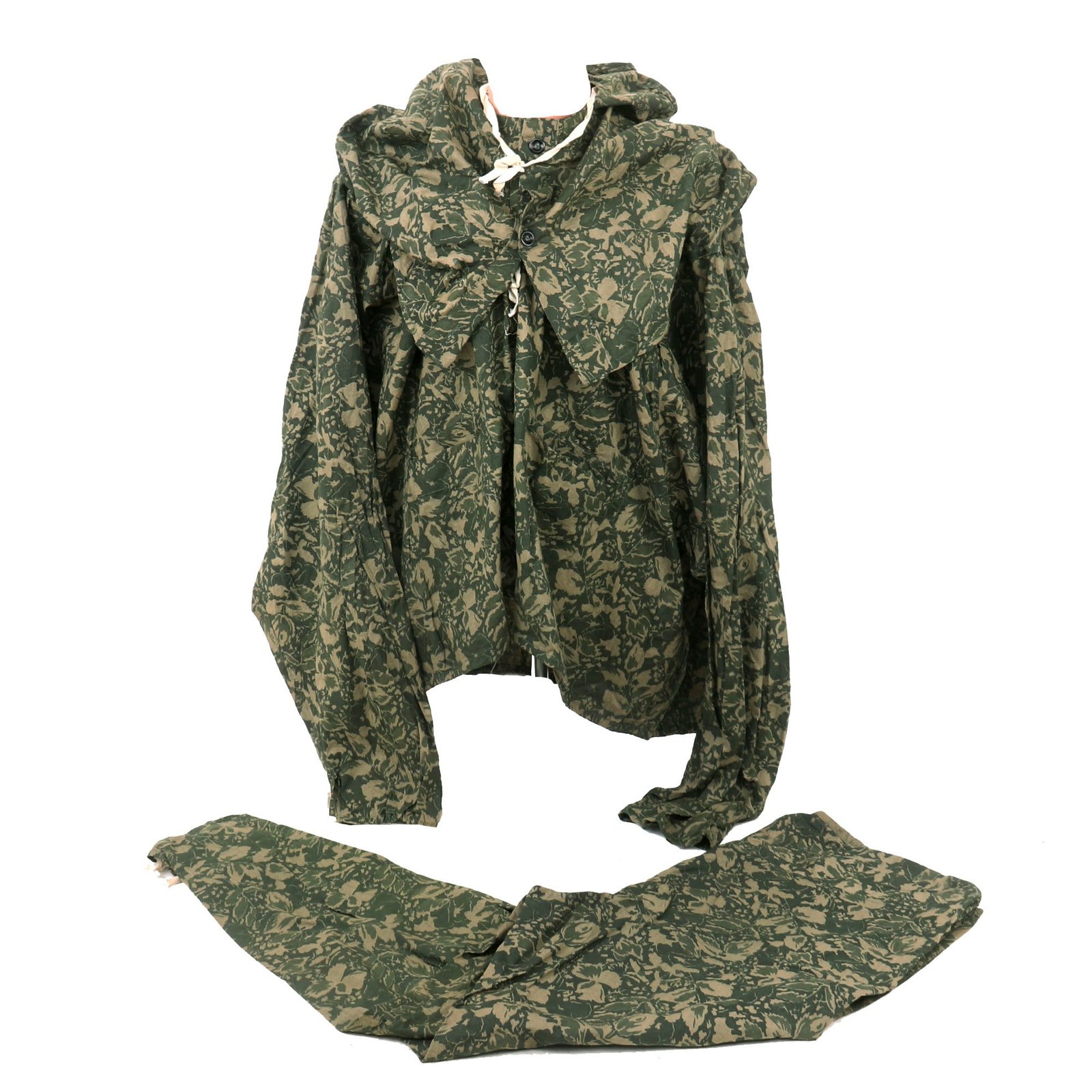 Buy Original Soviet Union Korean War “WWII Style Leaf Pattern” Derivative Sniper Smock - Dated 1953 | Original Firearms Antique For Sale