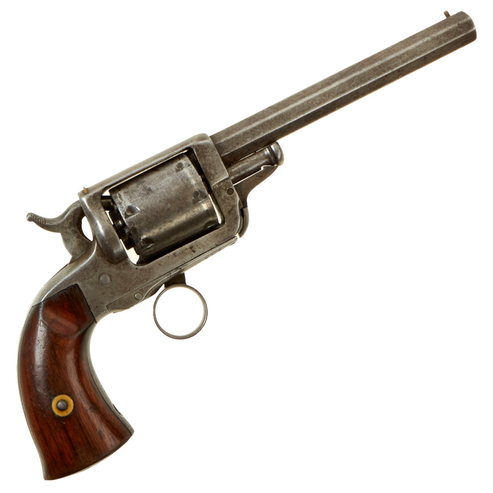 Buy Original Rare U.S. 1854 Patent Whitney-Beals 3rd Model "Walking Beam" Percussion Revolver - Serial 219 | Original Firearms Antique For Sale
