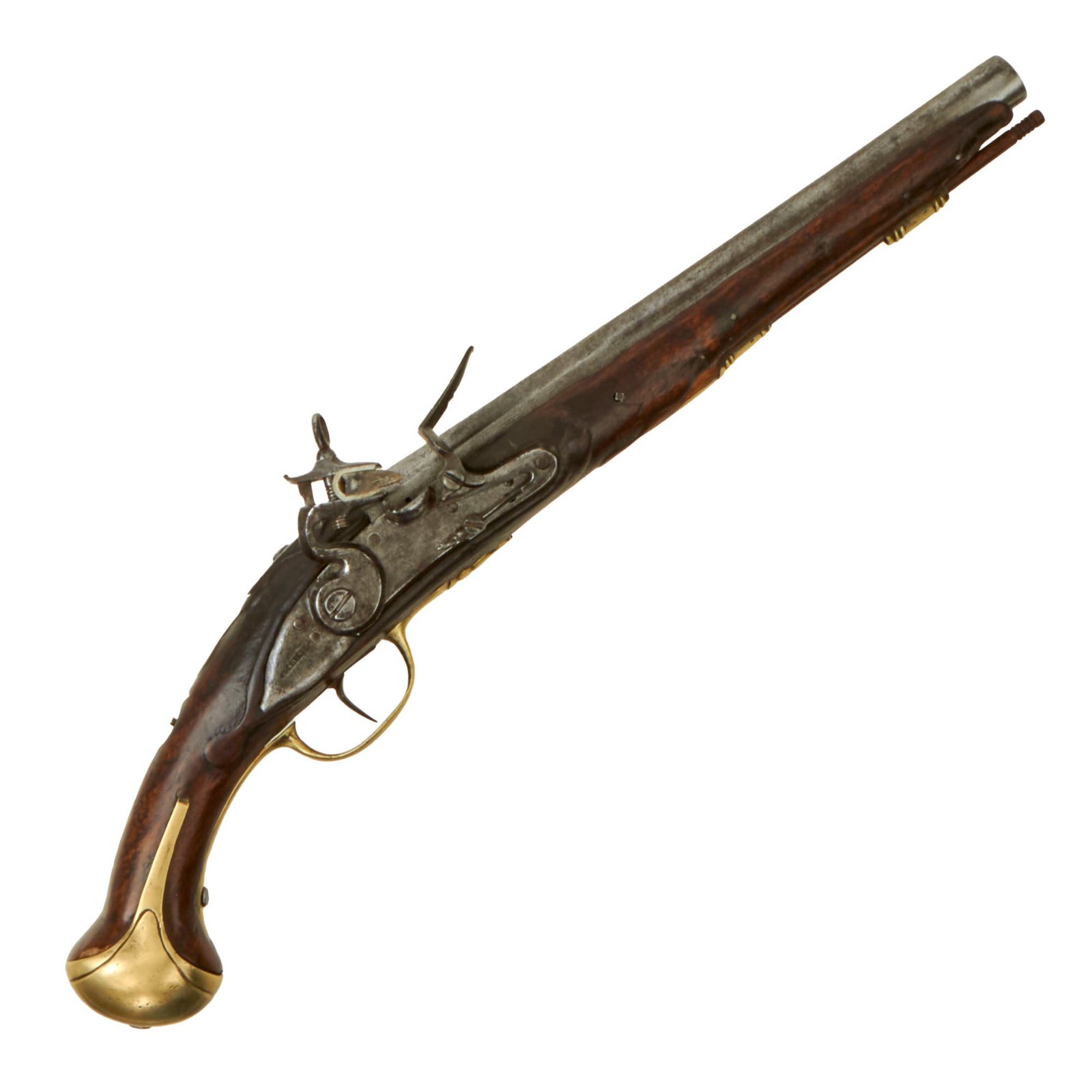 Buy Original Late 18th Century Spanish Model 1753 Flintlock Dragoon Cavalry Pistol - Dated 1784 | Original Firearms Antique For Sale