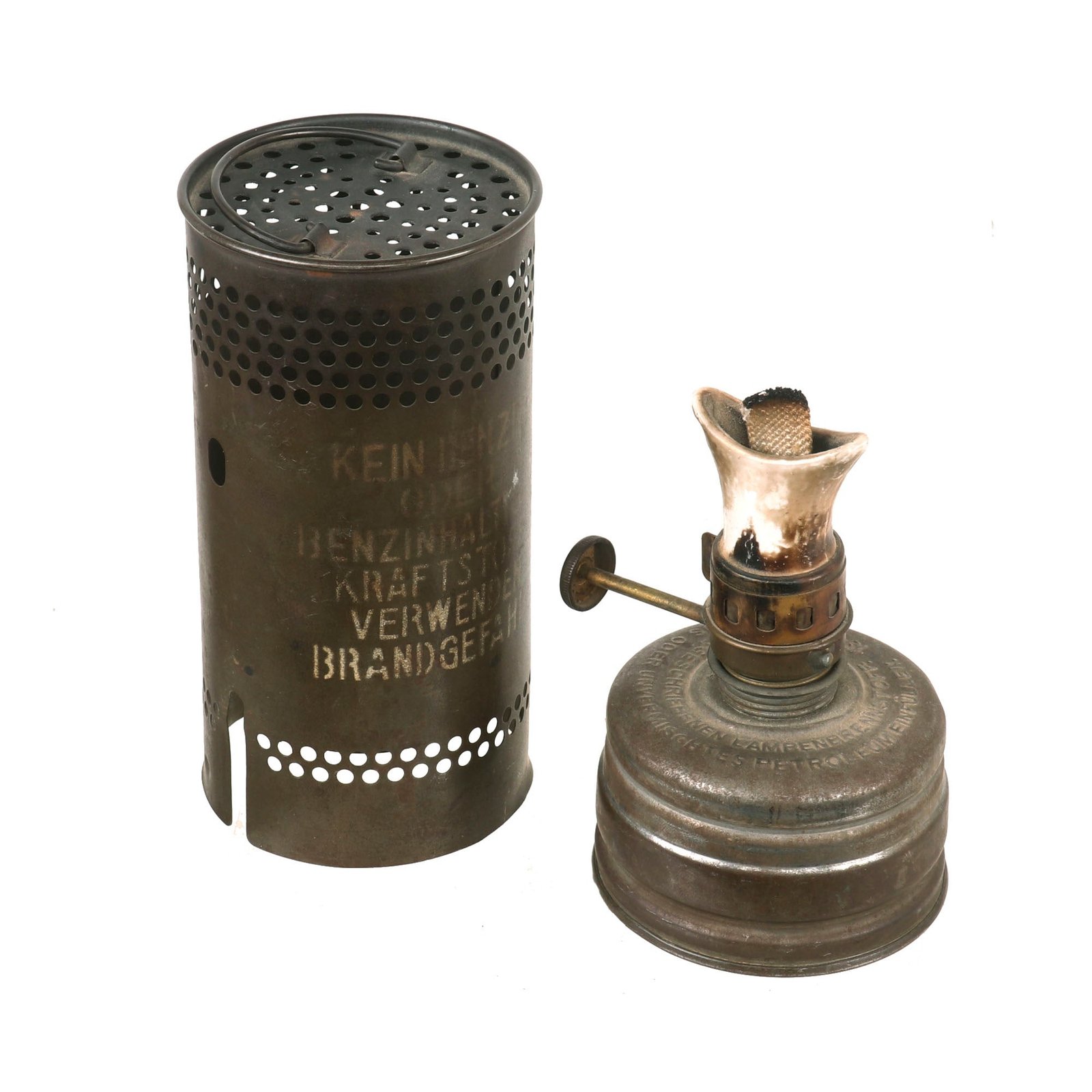 Buy Original German WWII Vehicle or Bunker Kerosene Heater - 1943 Dated - Service Use | Original Firearms Antique For Sale
