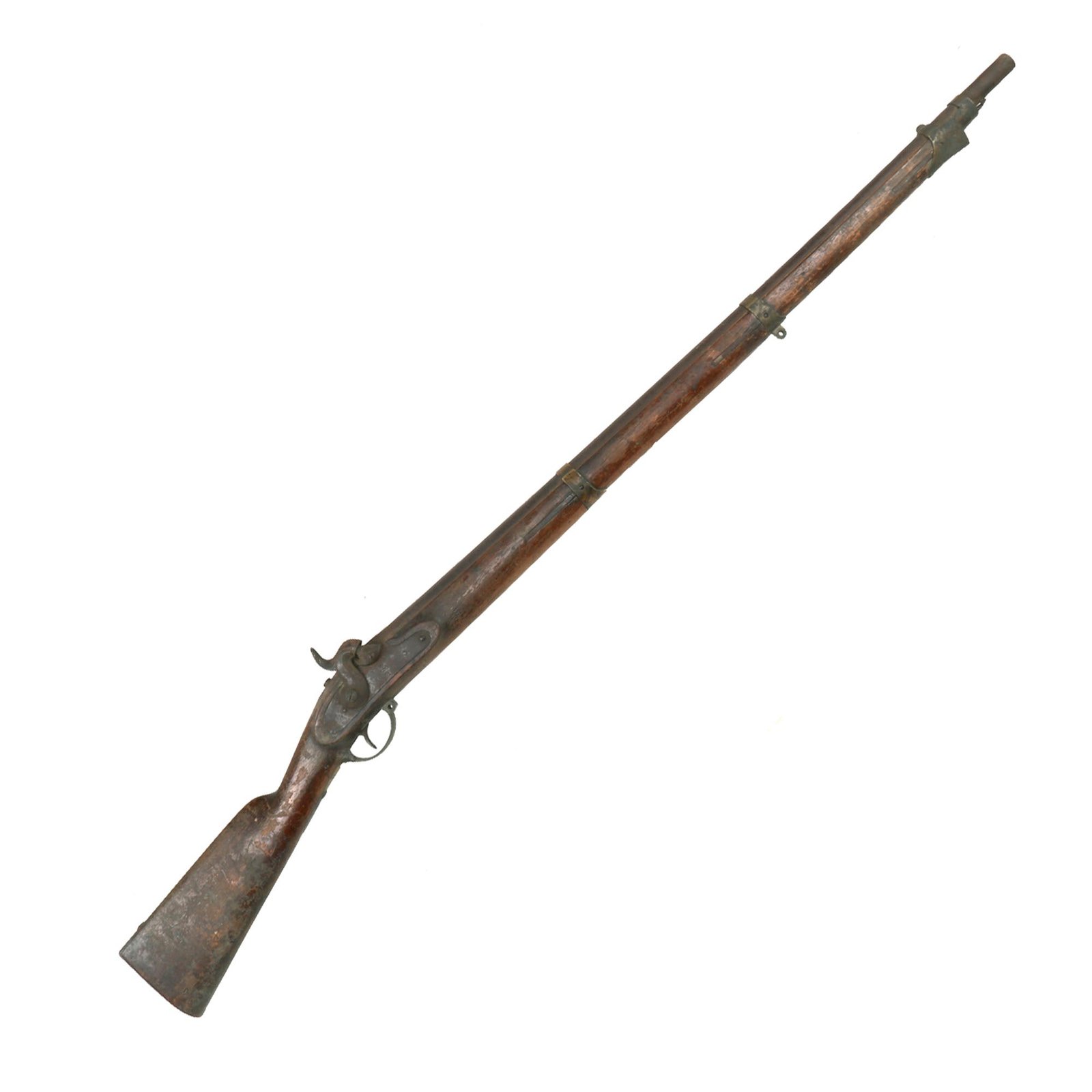 Buy Original U.S. Civil War Prussian M1849 Percussion Naval Musket by S & C of Suhl Marked to Philadelphia City Guard - circa 1850 | Original Firearms Antique For Sale