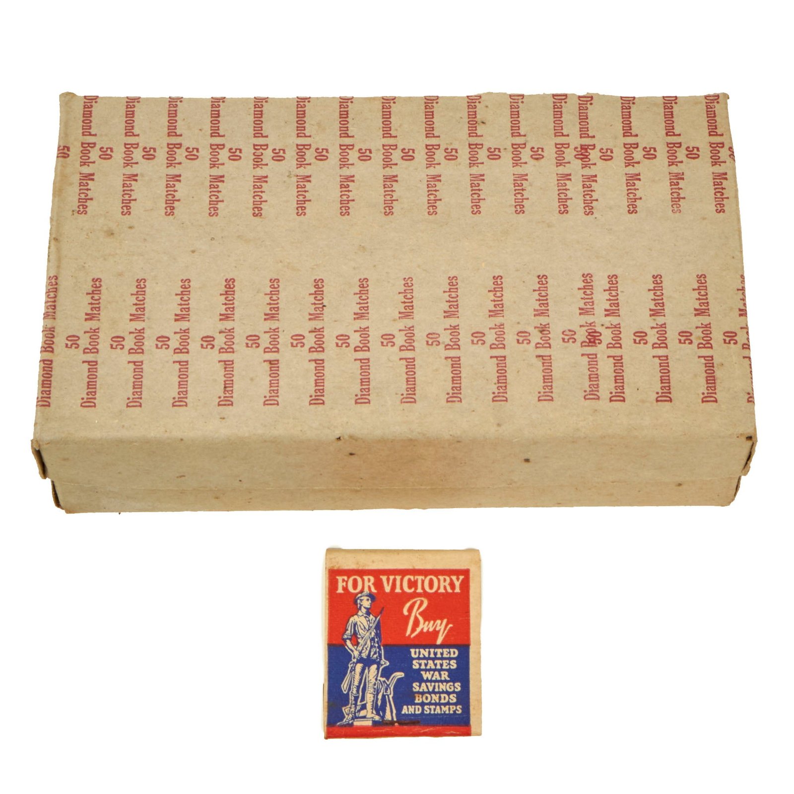 Buy Original U.S. WWII Homefront Victory Loan Matchbook Complete by Diamond Match Co. | Original Firearms Antique For Sale