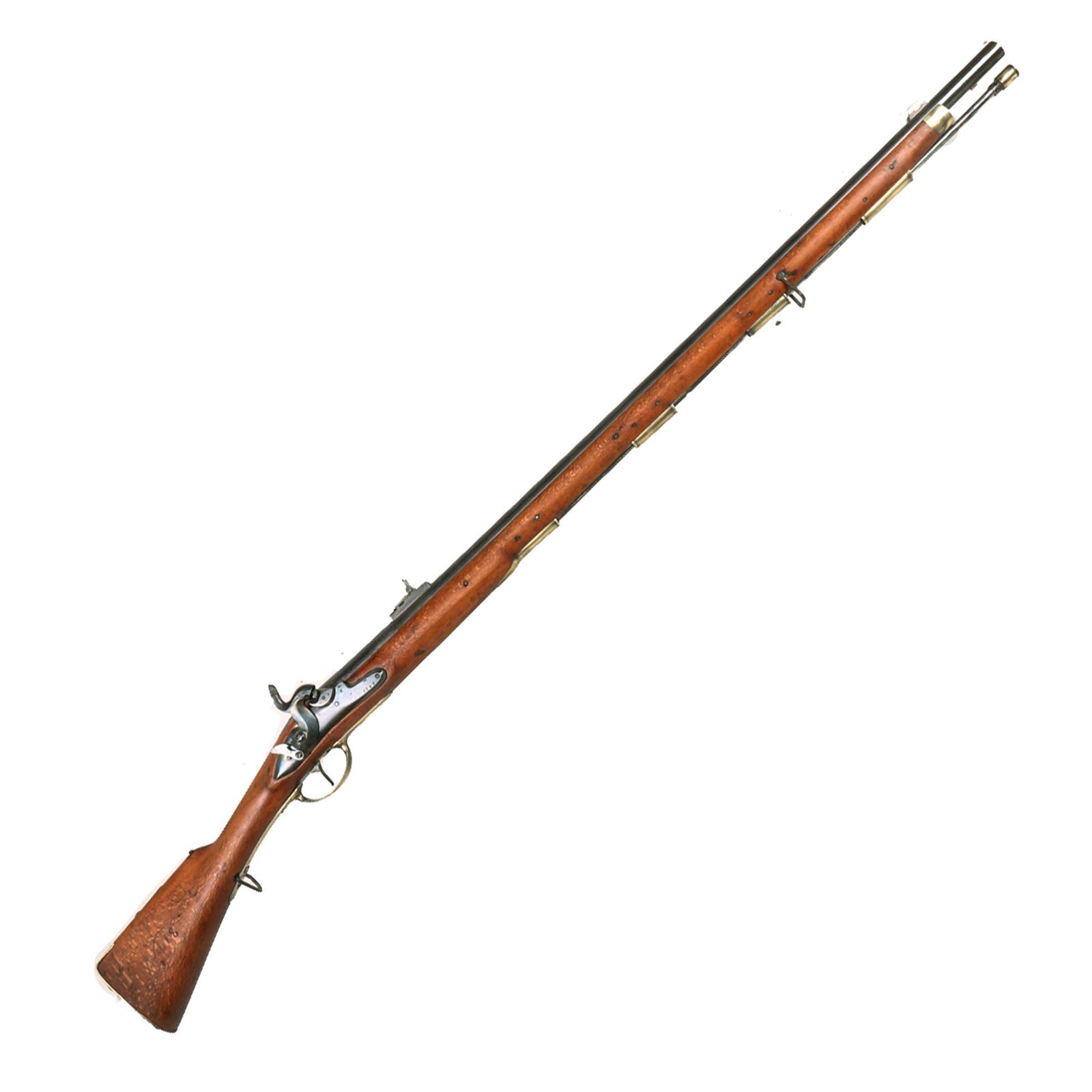 Buy Original Danish / Norwegian Pillar Breech Percussion Converted Rifled Musket Model 1769/1841 with Safety Dog Serial 1142 - Circa 1780 | Original Firearms Antique For Sale