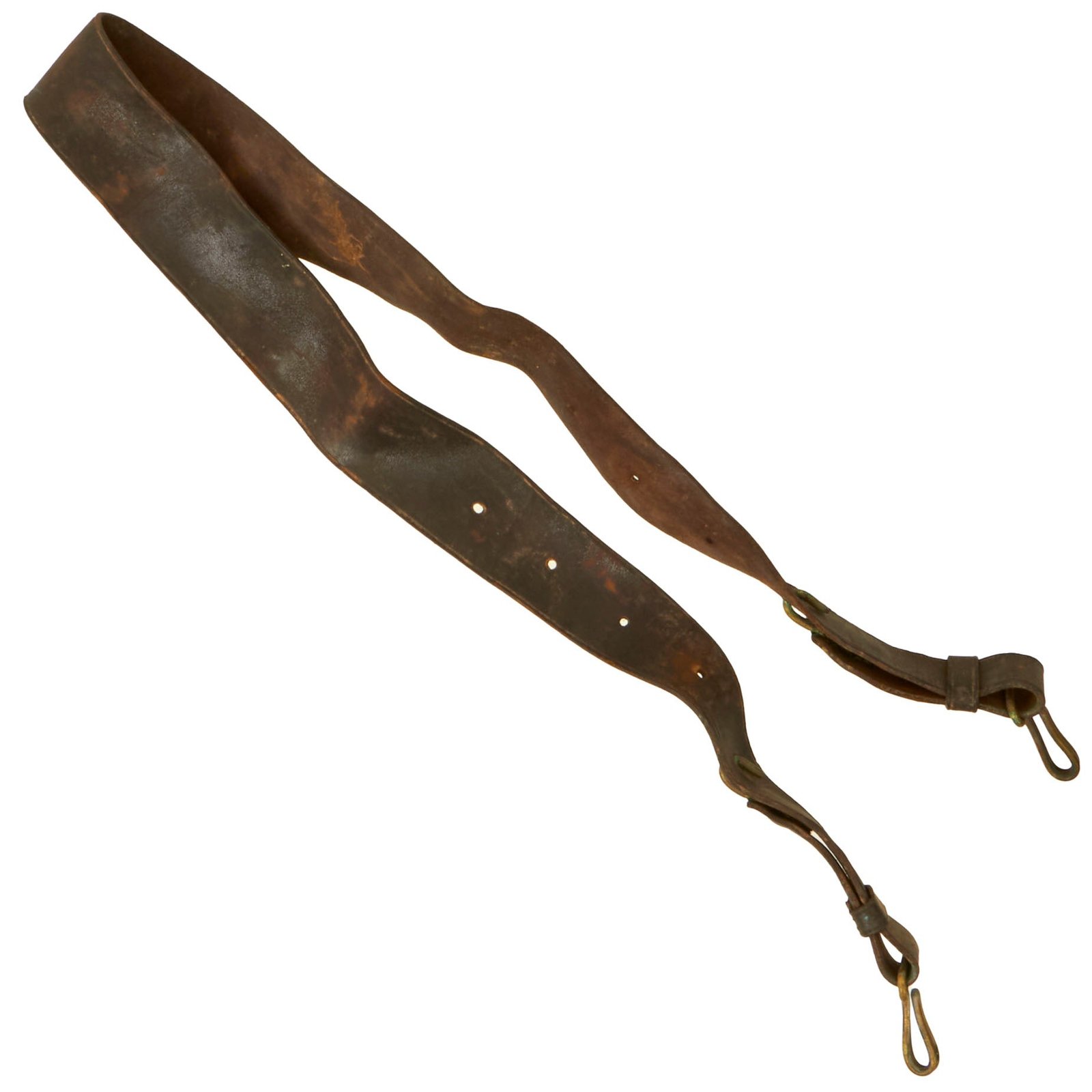Buy Original U.S. Indian Wars M-1878 Haversack Leather Shoulder Strap | Original Firearms Antique For Sale