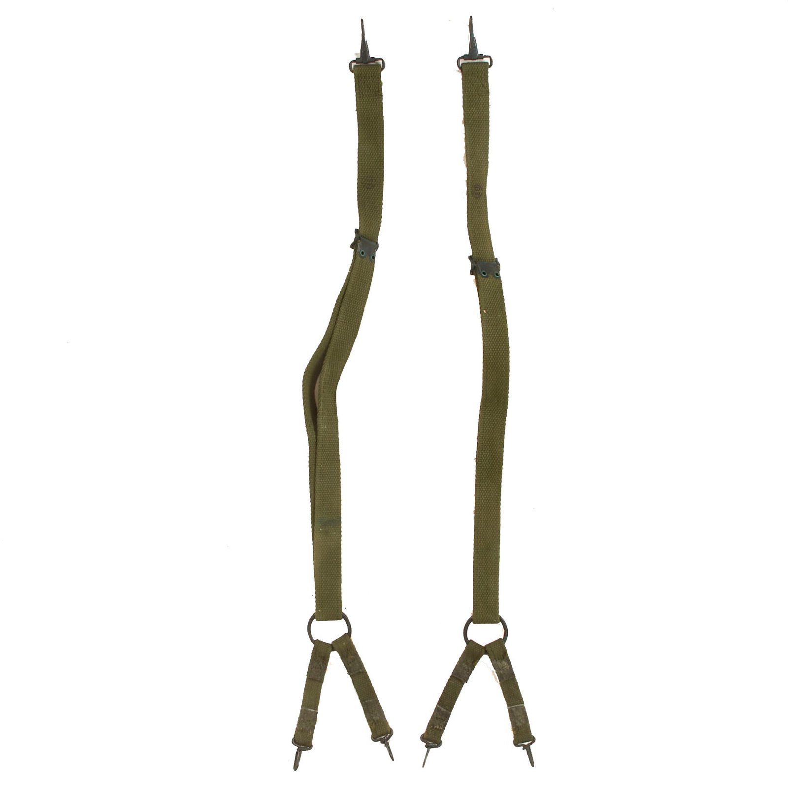 Buy Original U.S. Vietnam War USMC P-1941 Suspenders - Two Makes One Set | Original Firearms Antique For Sale
