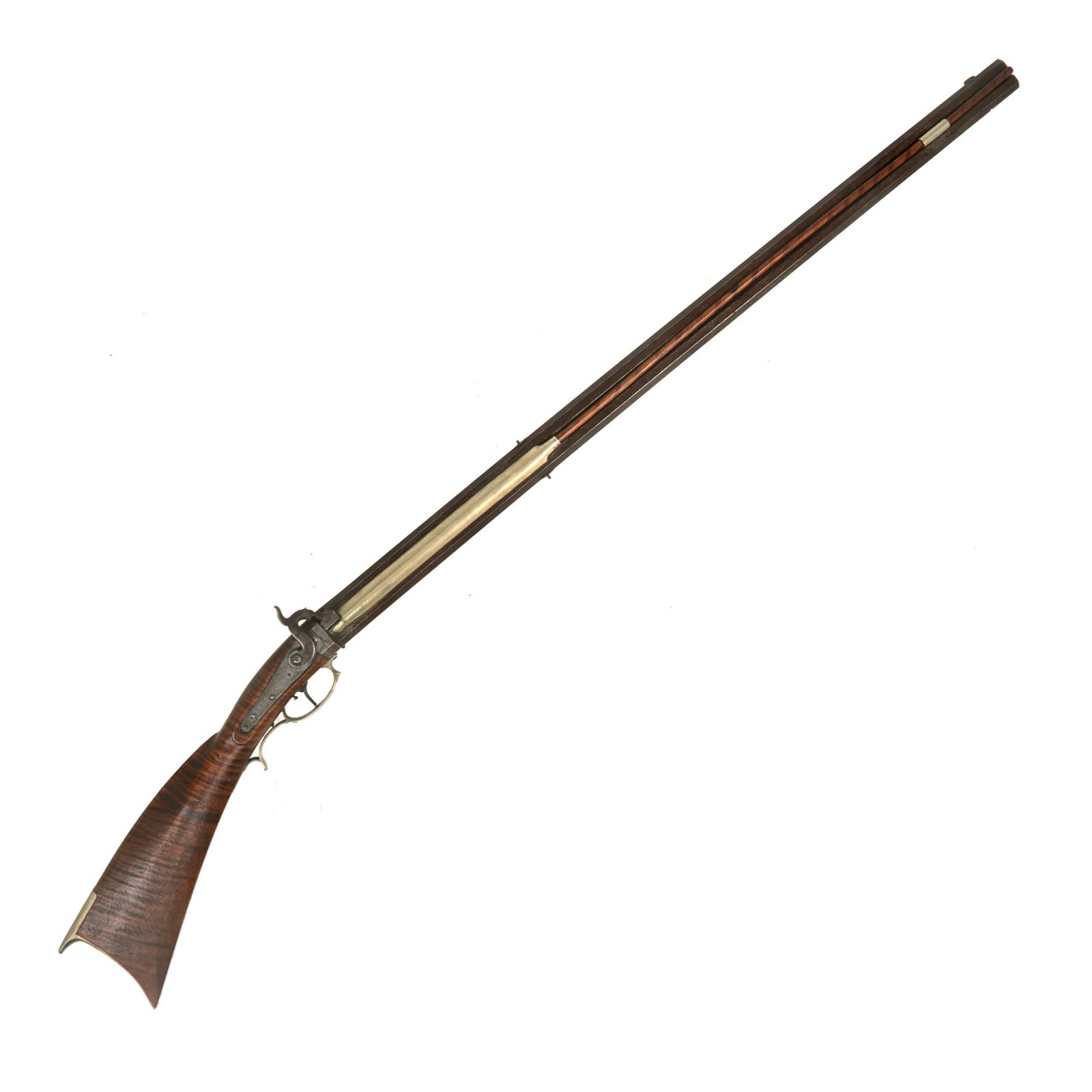 Buy Original U.S. Pennsylvania Double Barrel Turnover Combination Rifle & Musket by Kelker & Bros. of Harrisburg, PA. - Circa 1850 | Original Firearms Antique For Sale