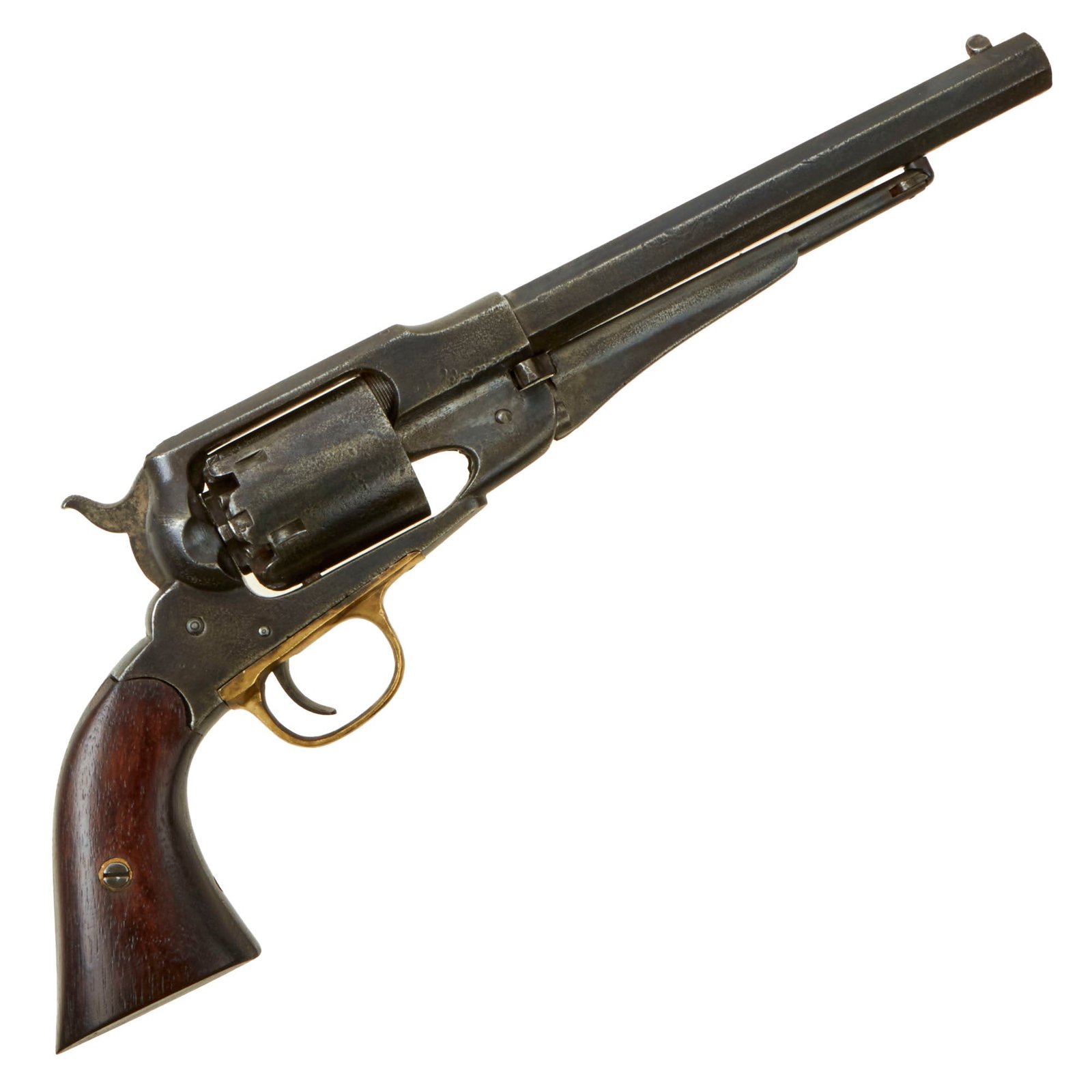 Buy Original U.S. Civil War Remington New Model 1863 Army .44cal Percussion Revolver with Replacement Grips - Serial 94606 | Original Firearms Antique For Sale