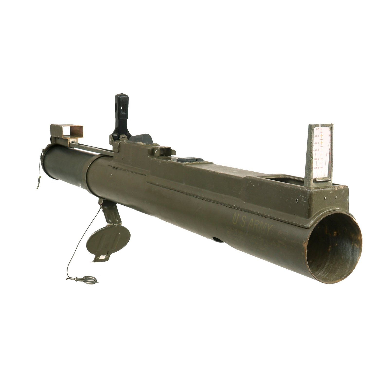 Buy Original U.S. Vietnam War 1969 Dated M72 Light Anti-Armor Weapon “LAW” Tube Converted to M190 Subcaliber Trainer - With M73 Insert | Original Firearms Antique For Sale