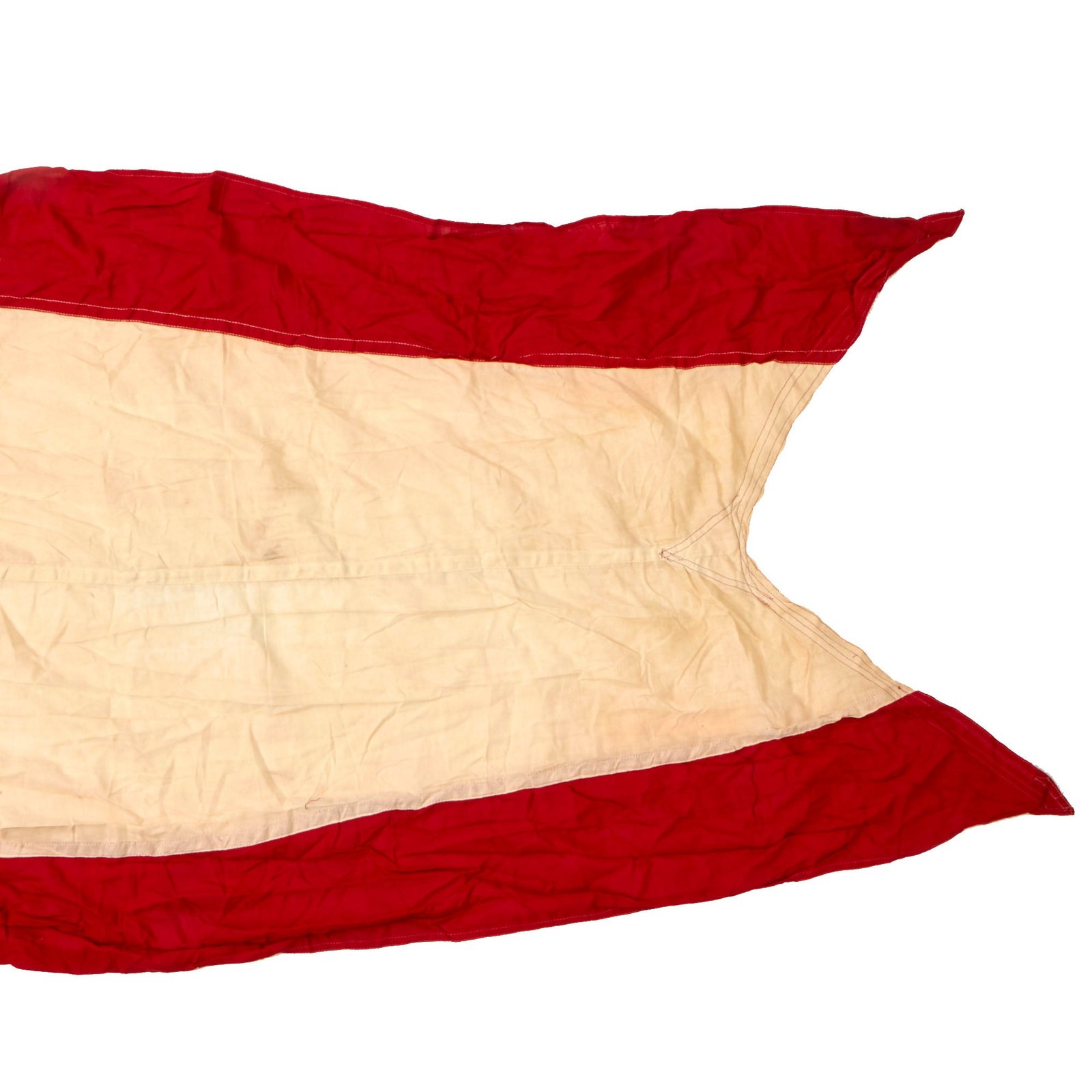 Buy Original U.S. Pre - WWII US Navy Mare Island Command Burgee Flag Pennant Dated 1928 - 64 x 124” | Original Firearms Antique For Sale