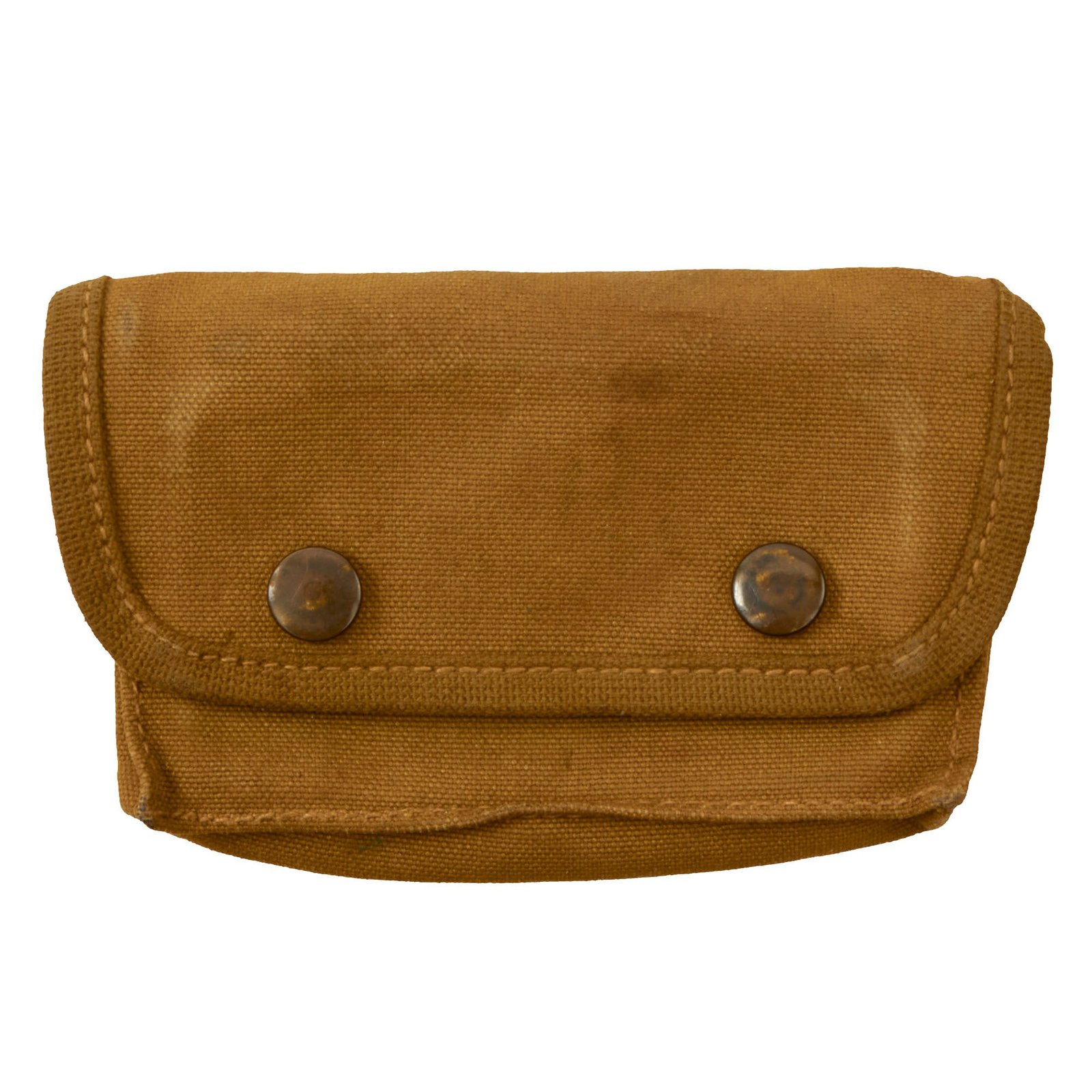 Buy Original U.S. WWI M1911 First Aid Pouch First Year Production with 5th Division Unit Markings & Name by Rock Island Arsenal - 6th Infantry Regiment | Original Firearms Antique For Sale