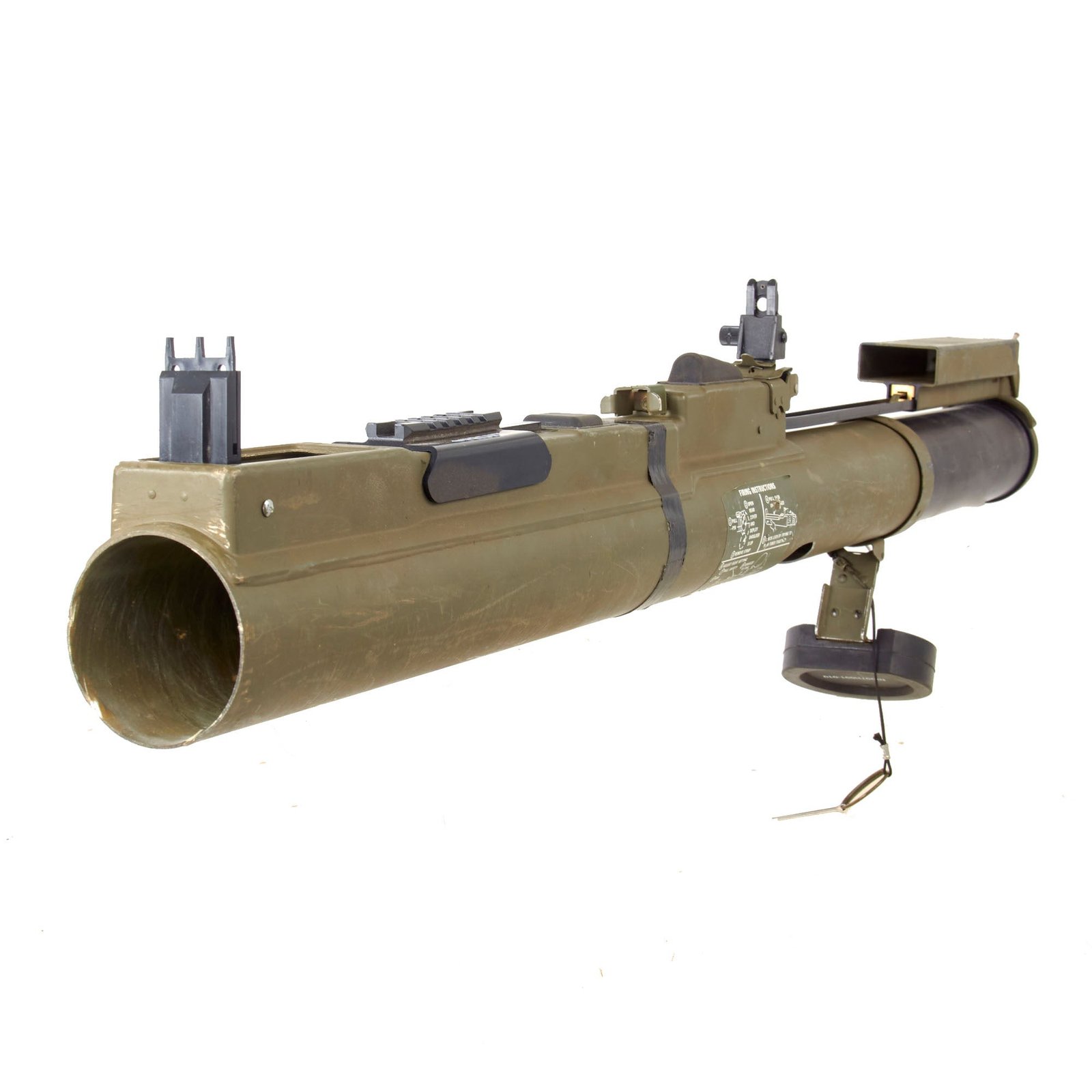 Original U.S. Global War on Terror INERT M72A7 Light Anti-Tank Weapon LAW Rocket Propelled Grenade Launcher With Picatinny Rail