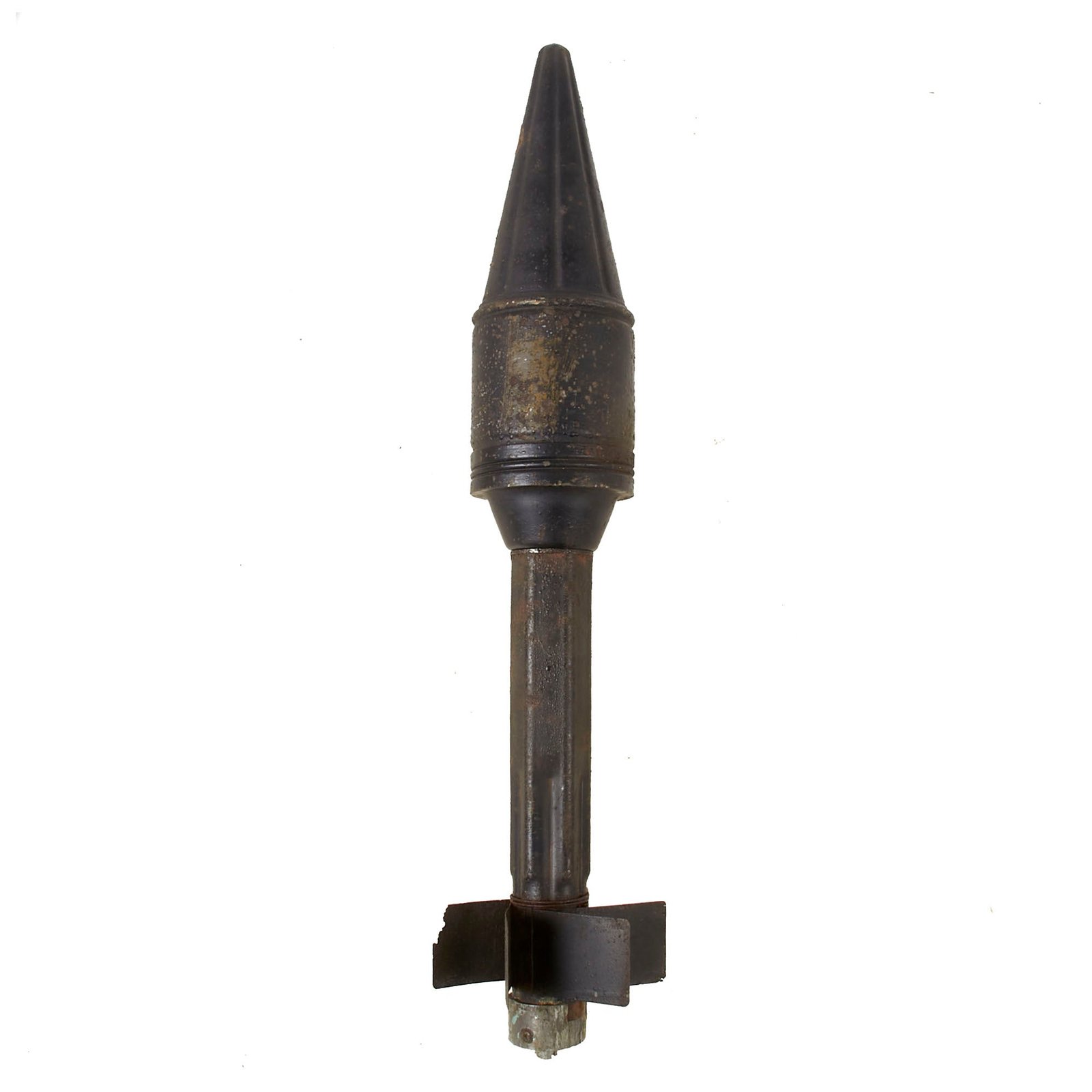 Buy Original U.S. Vietnam War NVA RPG-2 “B40” Rocket “Bringback” - Original Internal Cone Intact - Inert | Original Firearms Antique For Sale
