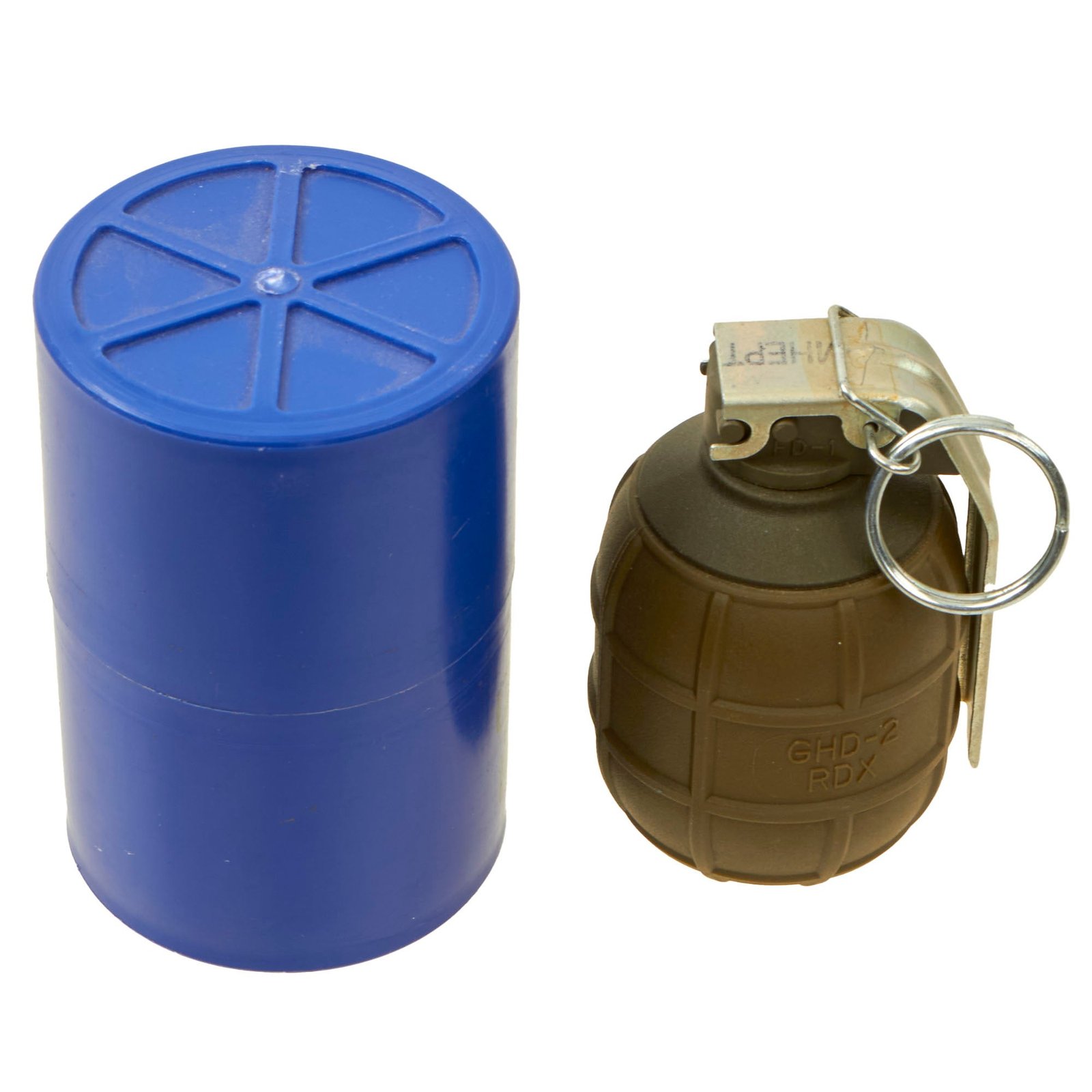 Buy Original Bulgarian Inert GHD-2 Hand Grenade With Fuse and Plastic Transportation/Storage Case | Original Firearms Antique For Sale