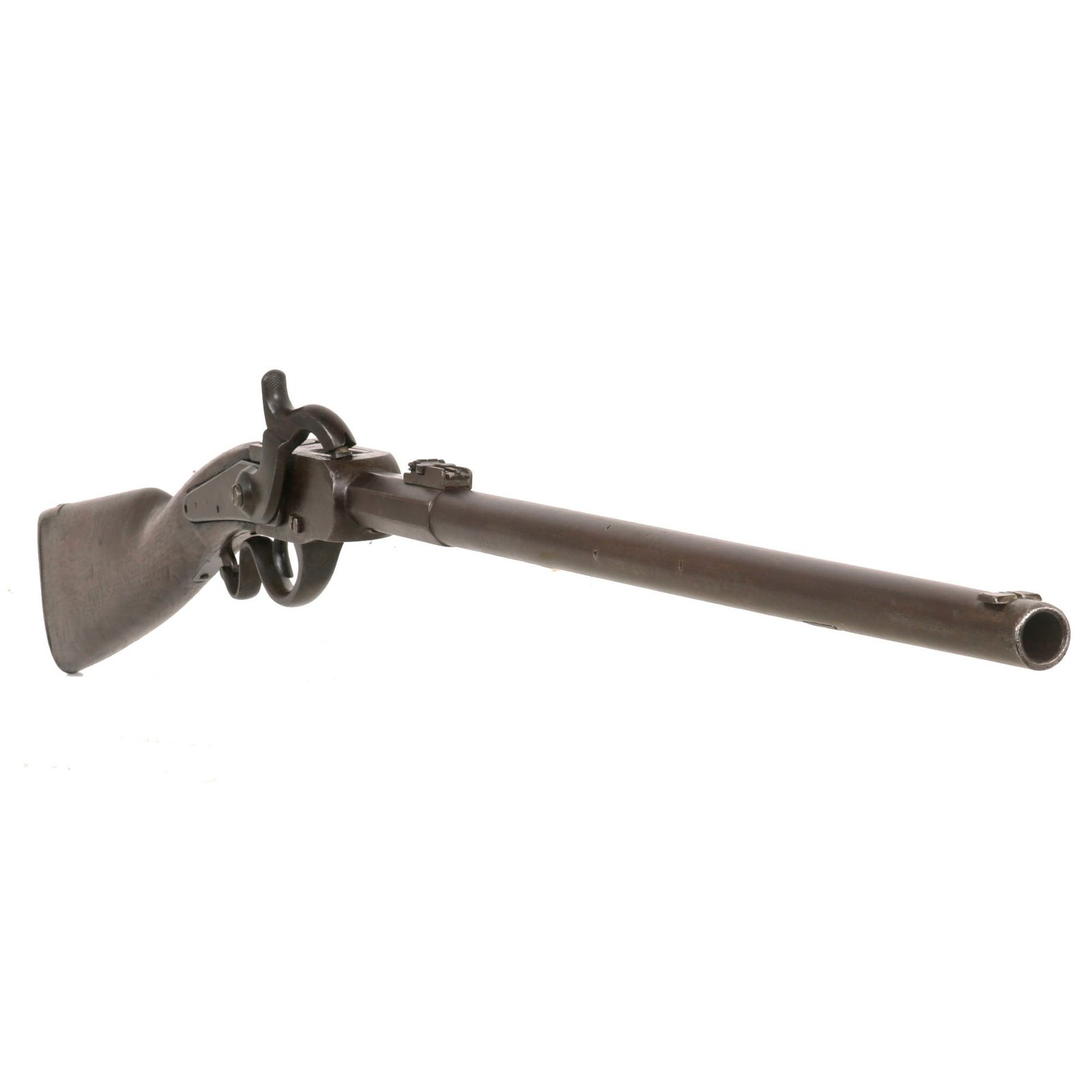 Buy Original Rare U.S. Civil War Gwyn & Campbell Type II "Union Carbine" with Replaced Saddle-Ring Bar - Serial Number 3187 | Original Firearms Antique For Sale