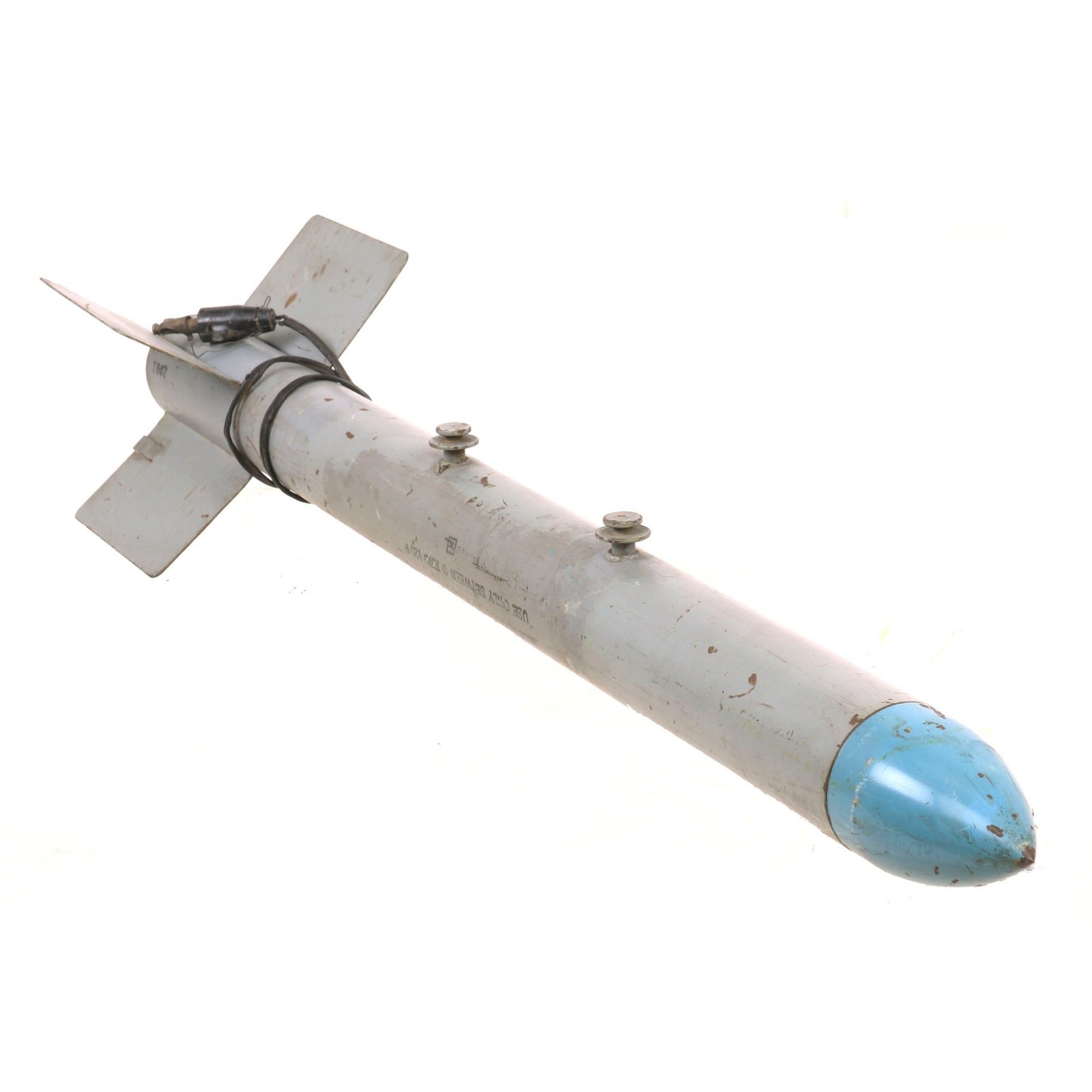 Buy Original U.S. Korean War Era Sub-Caliber Aircraft Rocket Trainer with Intact Wire - Inert | Original Firearms Antique For Sale