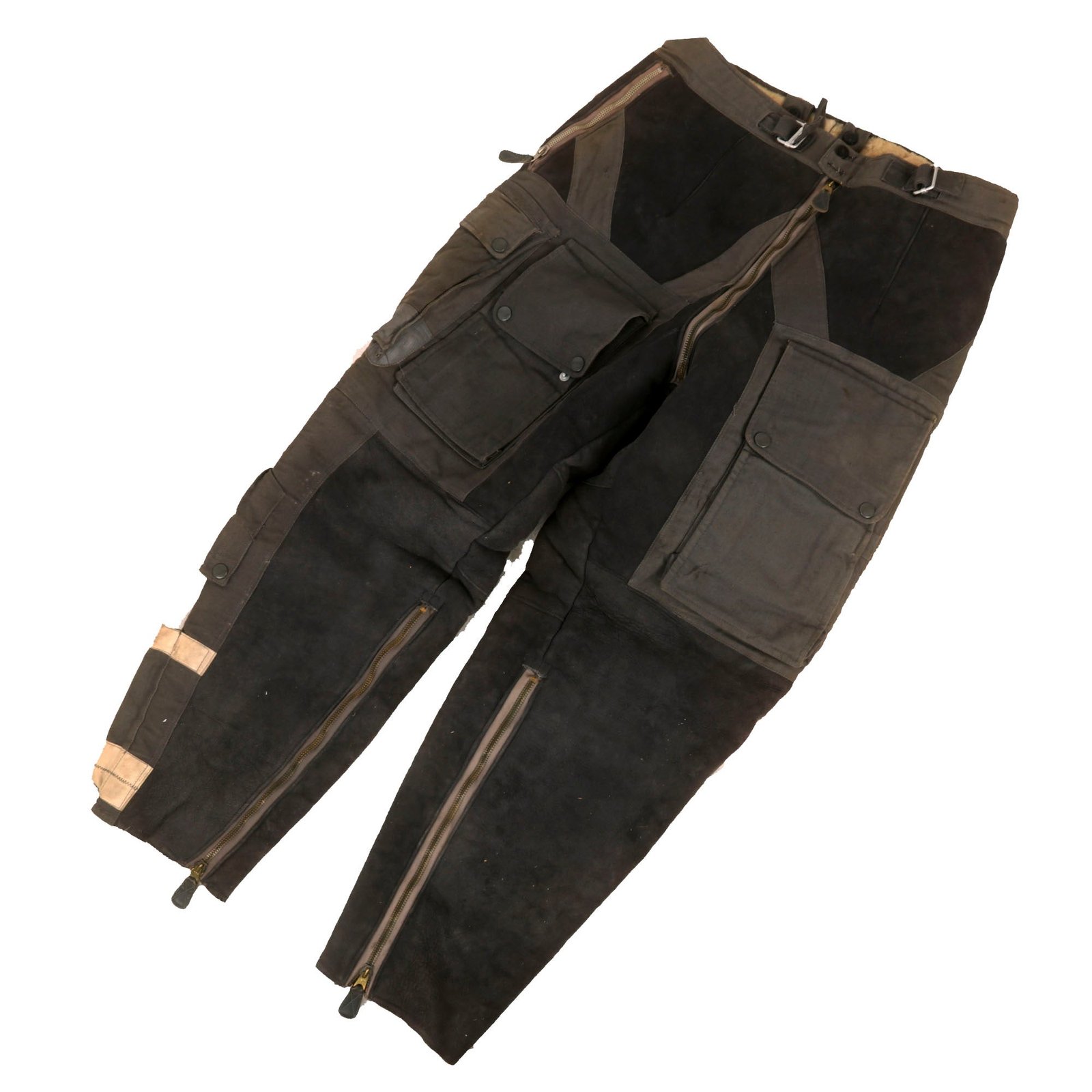 Buy Original German WWII Luftwaffe Fur-lined Winter Flying "Channel Pants" Trousers with RBNr. Markings- Size 2C | Original Firearms Antique For Sale