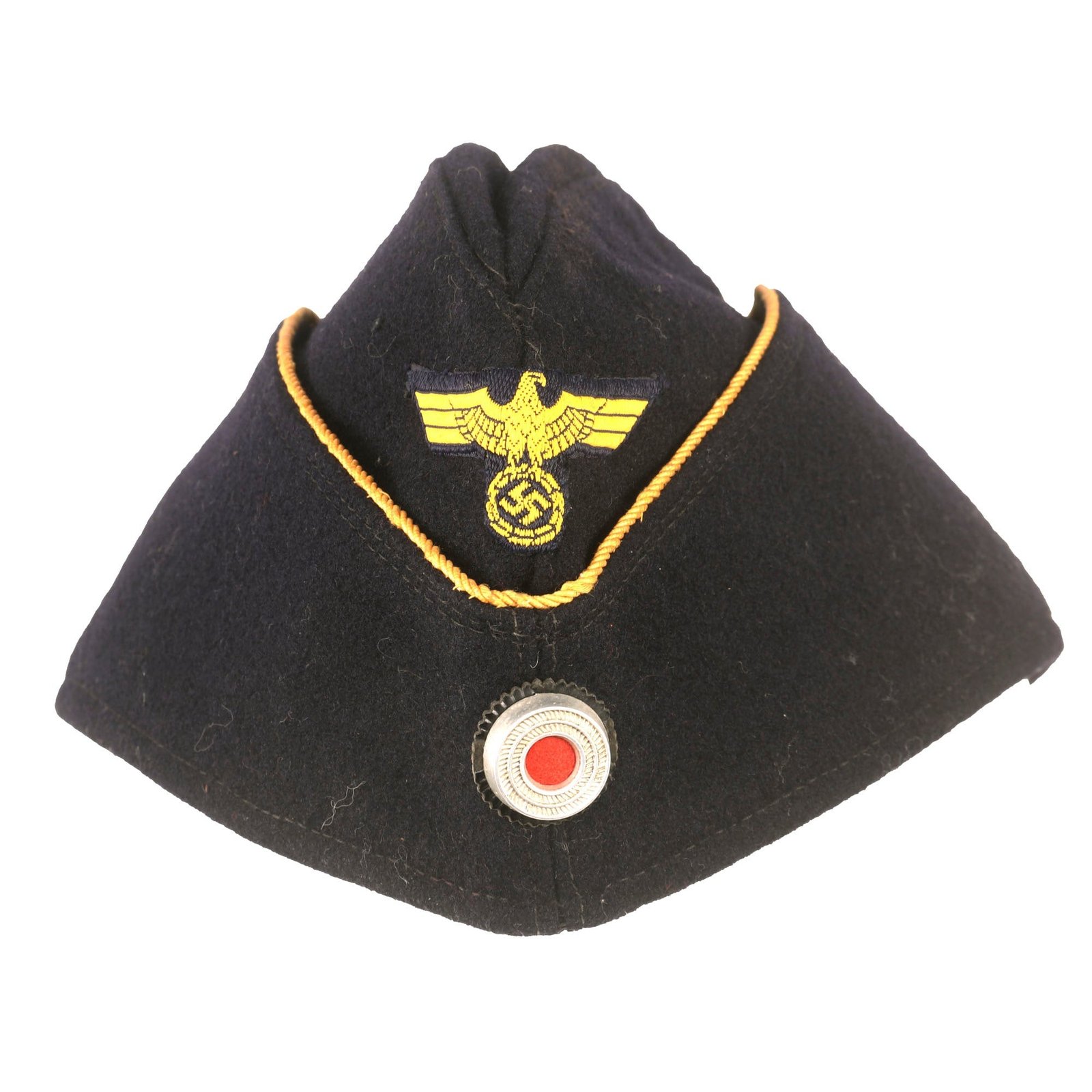 Buy Original German WWII Kriegsmarine Navy Officer M38 Overseas Cap in Size 57cm - Schiffchen | Original Firearms Antique For Sale