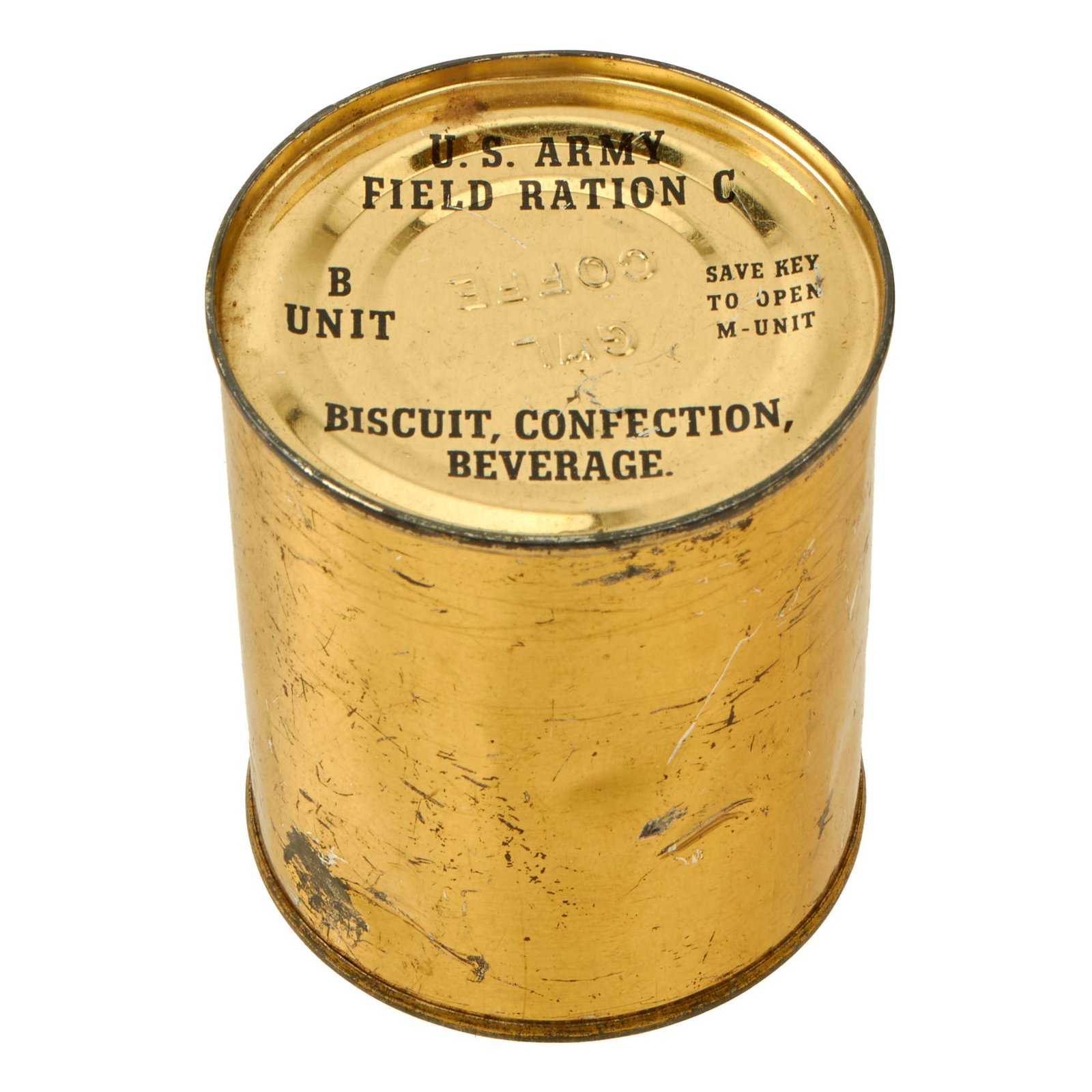 Buy Original U.S. WWII US Army Field Ration C, B Unit With Coffee - Unopened, Mid-War | Original Firearms Antique For Sale