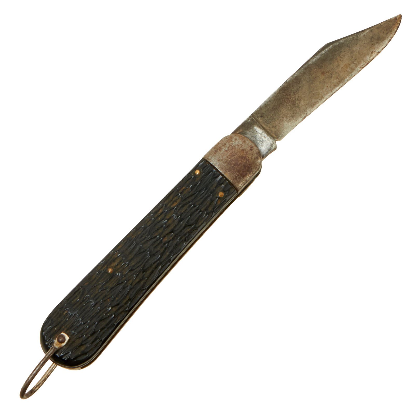 Buy Original U.S. WWII Style Korean War Airborne Schrade Walden NY M2 Pocket Knife with Bail | Original Firearms Antique For Sale