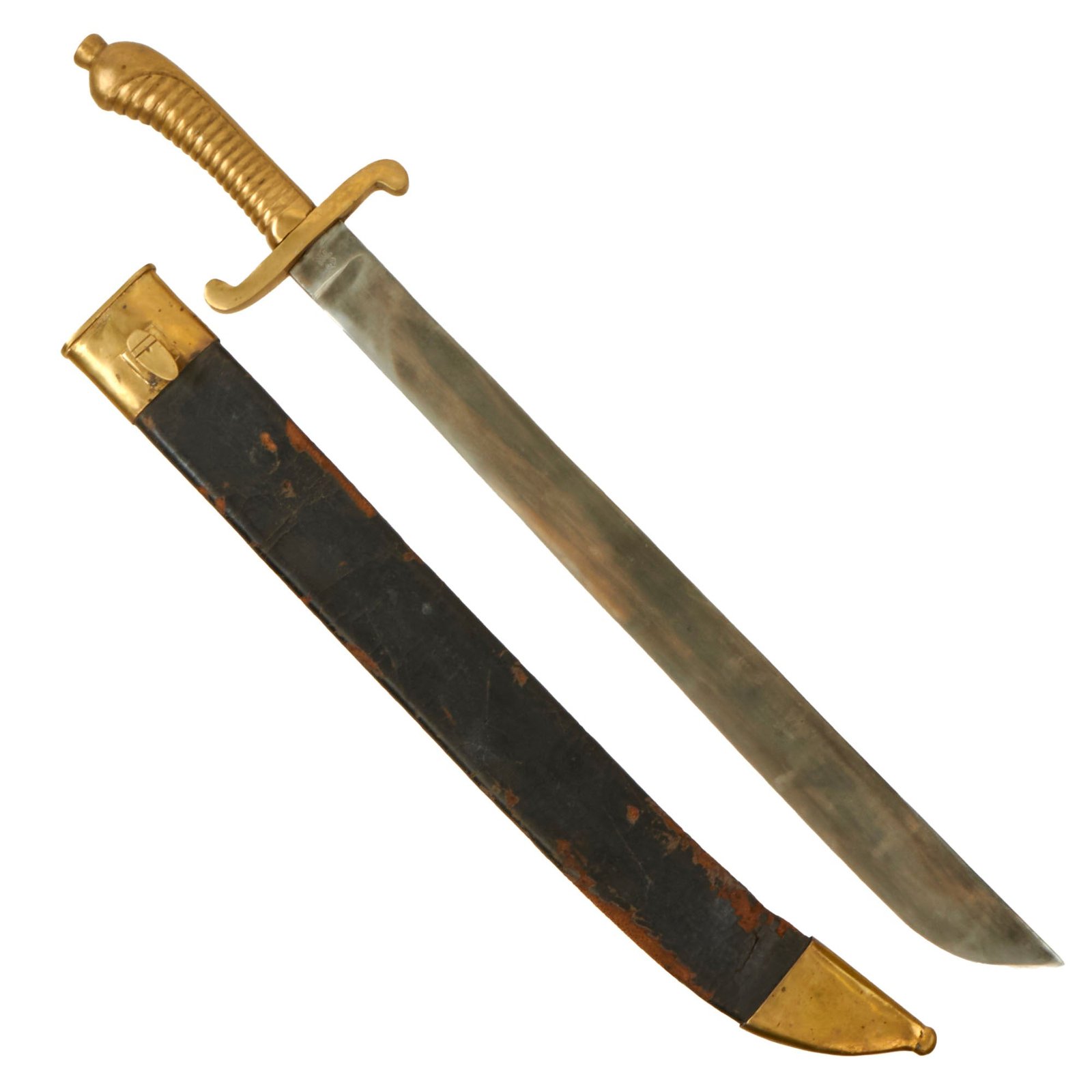 Buy Original German 19th Century Saxon M.1840 Faschinenmesser Pioneer Artillery Short Sword | Original Firearms Antique For Sale