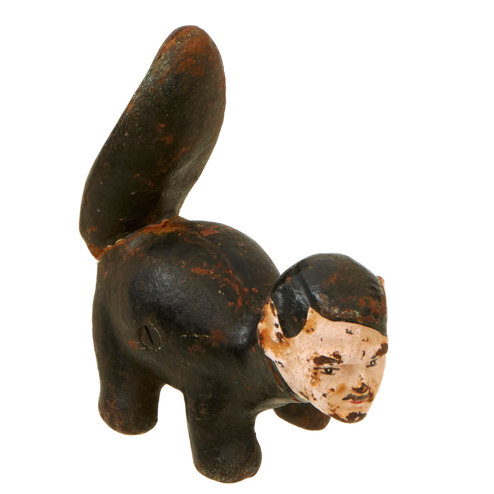 Buy Original U.S. WWII American Anti-German Multi-piece Cast Iron “Der Phew-Ur” Skunk Caricature | Original Firearms Antique For Sale