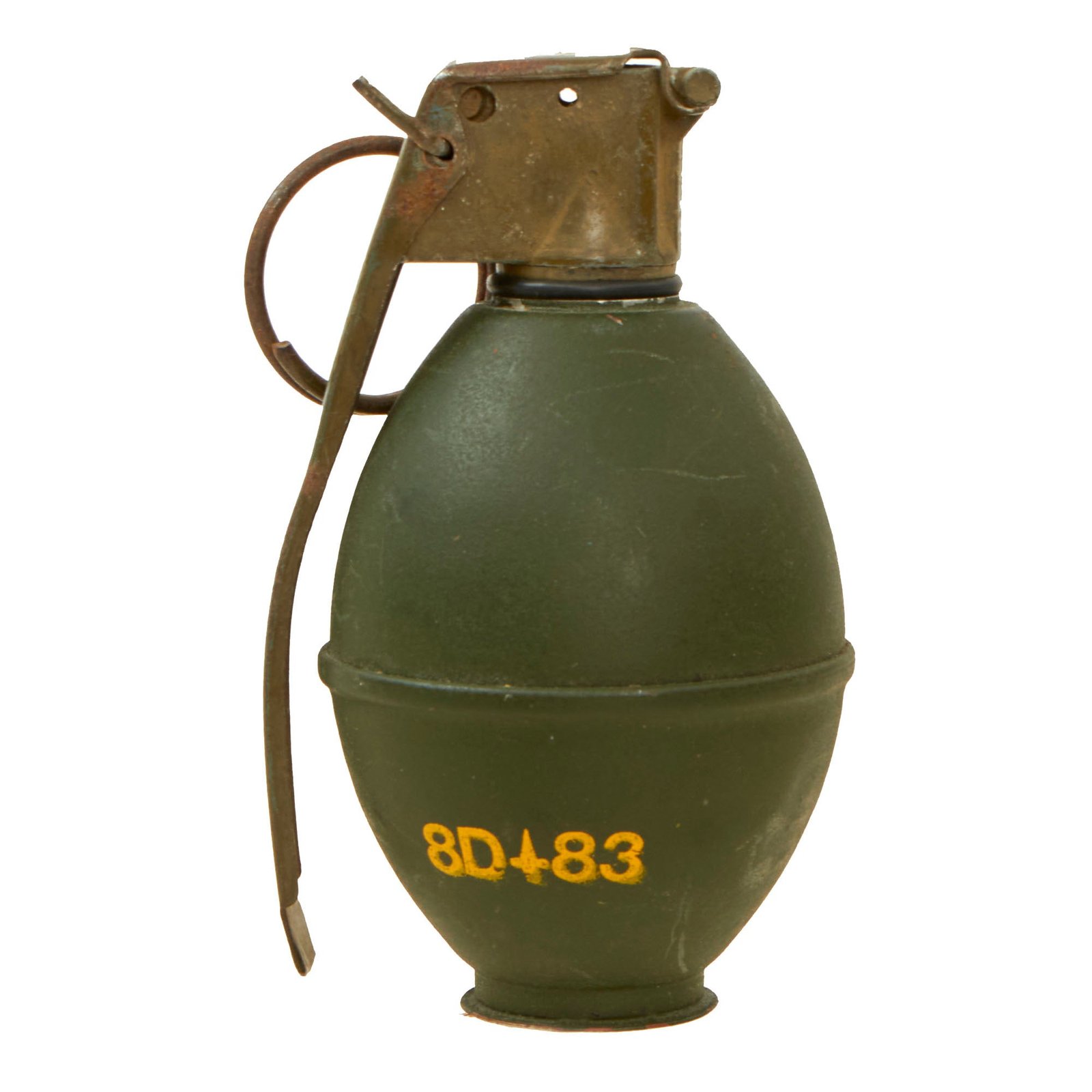 Buy Original West German Cold War Era Inert DM41 Grenade - Design “Copied” from U.S. M26A1 Grenade - Rare | Original Firearms Antique For Sale
