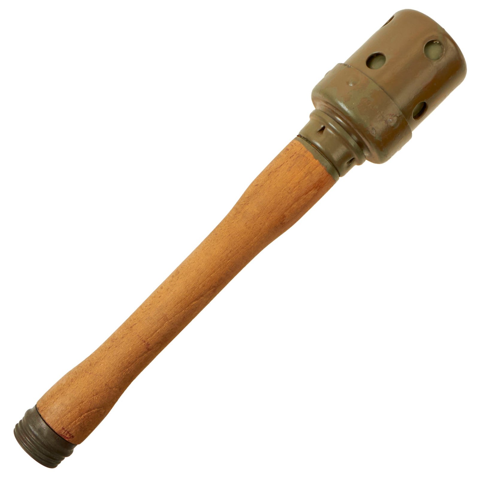 Buy Original German WWII Training Inert M24 Stick Grenade with Matching Shaft & Head by Richard Rinker - Dated 1943 | Original Firearms Antique For Sale