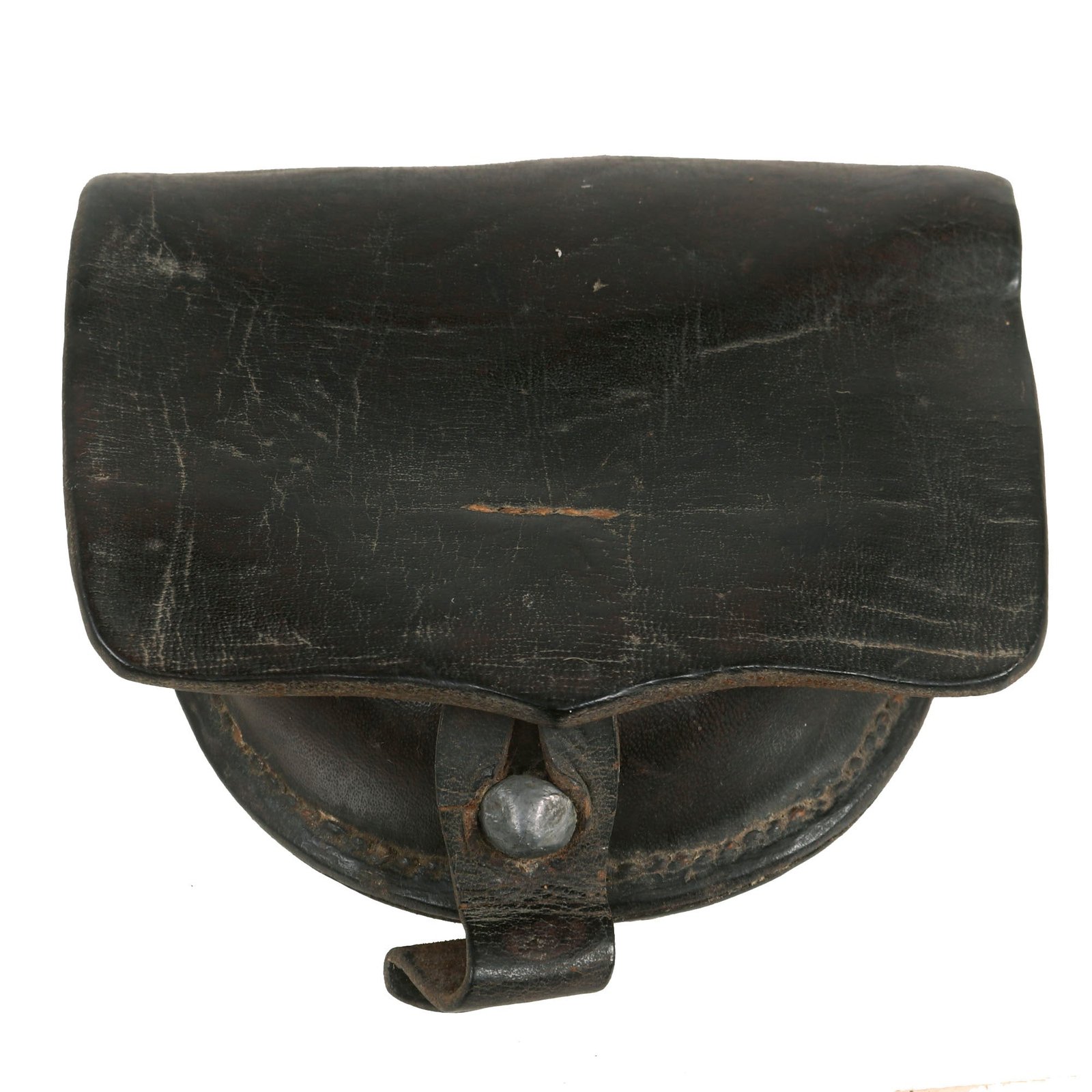 Buy Original Rare U.S. Civil War Confederate Issue Percussion Cap Box Pouch | Original Firearms Antique For Sale