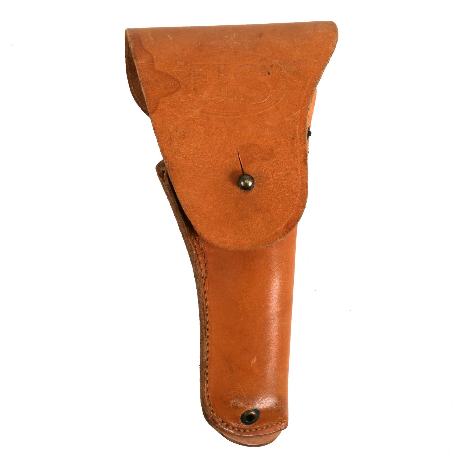 Buy Original U.S. WWII Excellent Condition M1916 .45 Colt 1911 Leather Holster by Sears Saddlery - Dated 1942 | Original Firearms Antique For Sale
