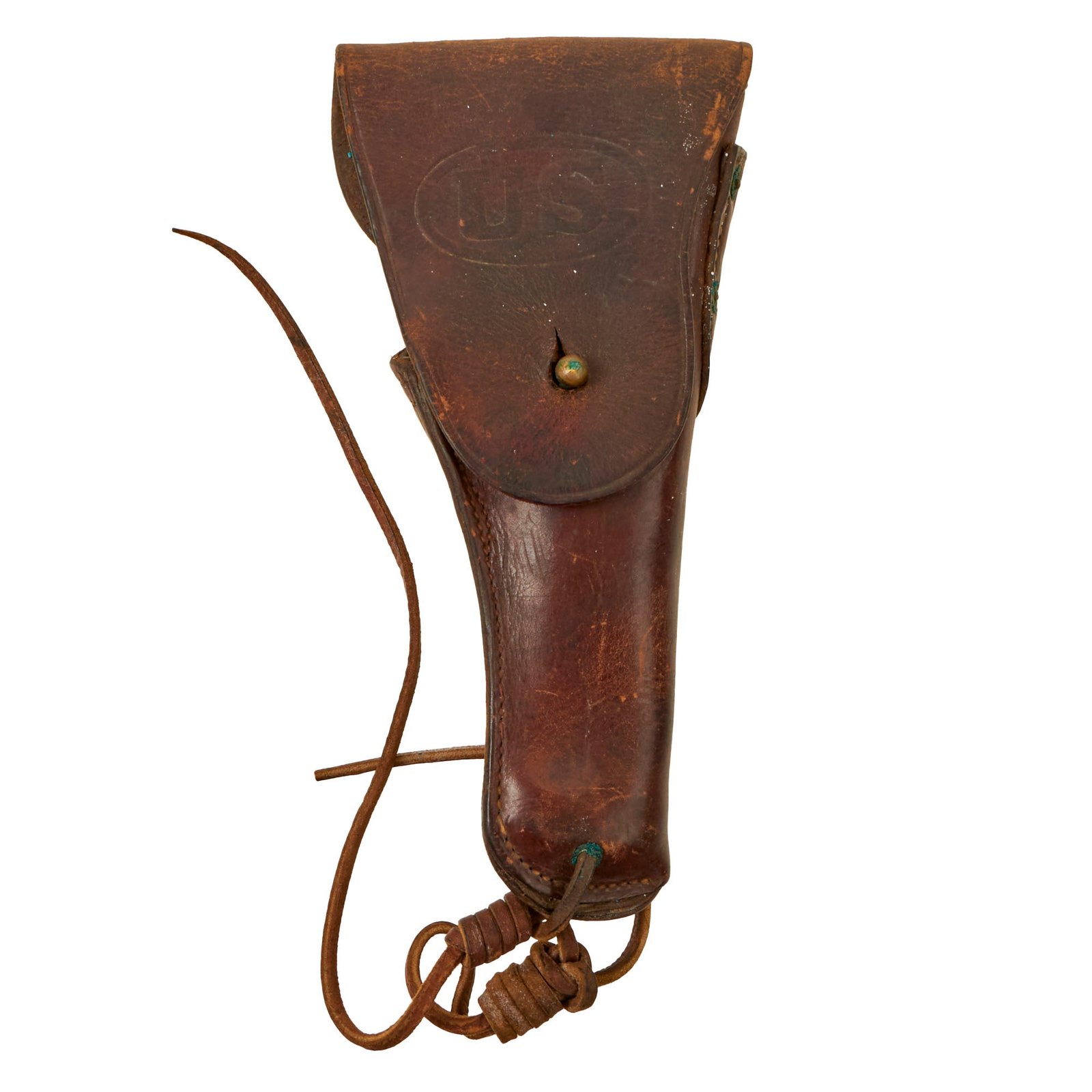 Buy Original U.S. WWI M1916 .45 Colt 1911 Leather Holster by Warren Leather Goods Co. - Dated 1917 | Original Firearms Antique For Sale