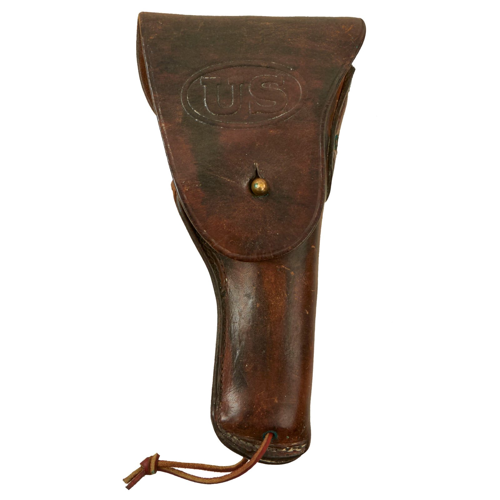 Buy Original U.S. WWII M1916 .45 Colt 1911 Leather Holster by Walsh Harness Co. - dated 1945 | Original Firearms Antique For Sale
