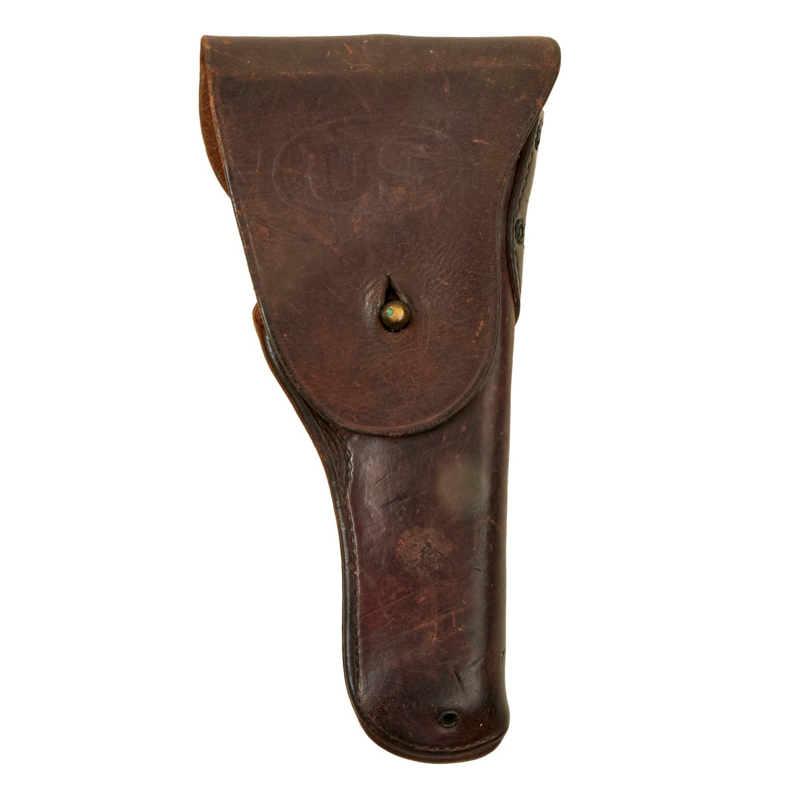Buy Original U.S. WWII M1916 .45 Colt 1911 Leather Holster by Walsh Harness Co. - Dated 1945 | Original Firearms Antique For Sale