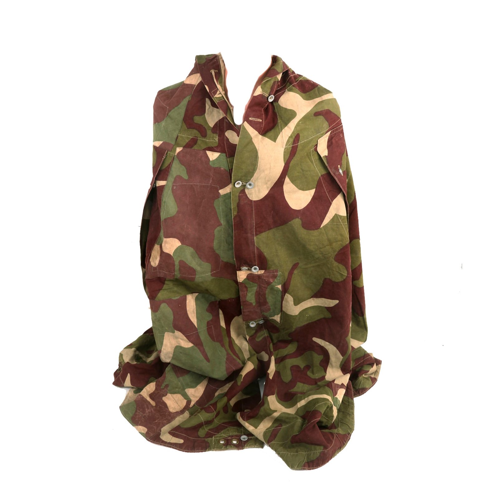 Buy Original Rare Hungarian WWII 1939 Dated Lavvu Shelter Half Jacket with M1938 Pattern Camouflage | Original Firearms Antique For Sale