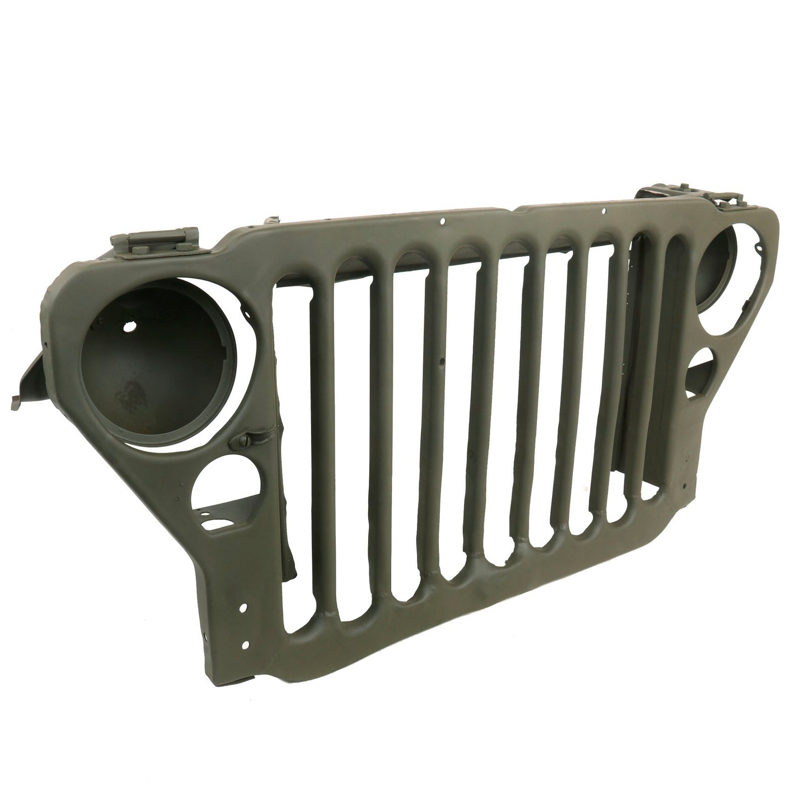 Buy Original U.S. WWII Willys MB Jeep Front Grille with Radiator Deflector & Headlight Arms with Housings | Original Firearms Antique For Sale