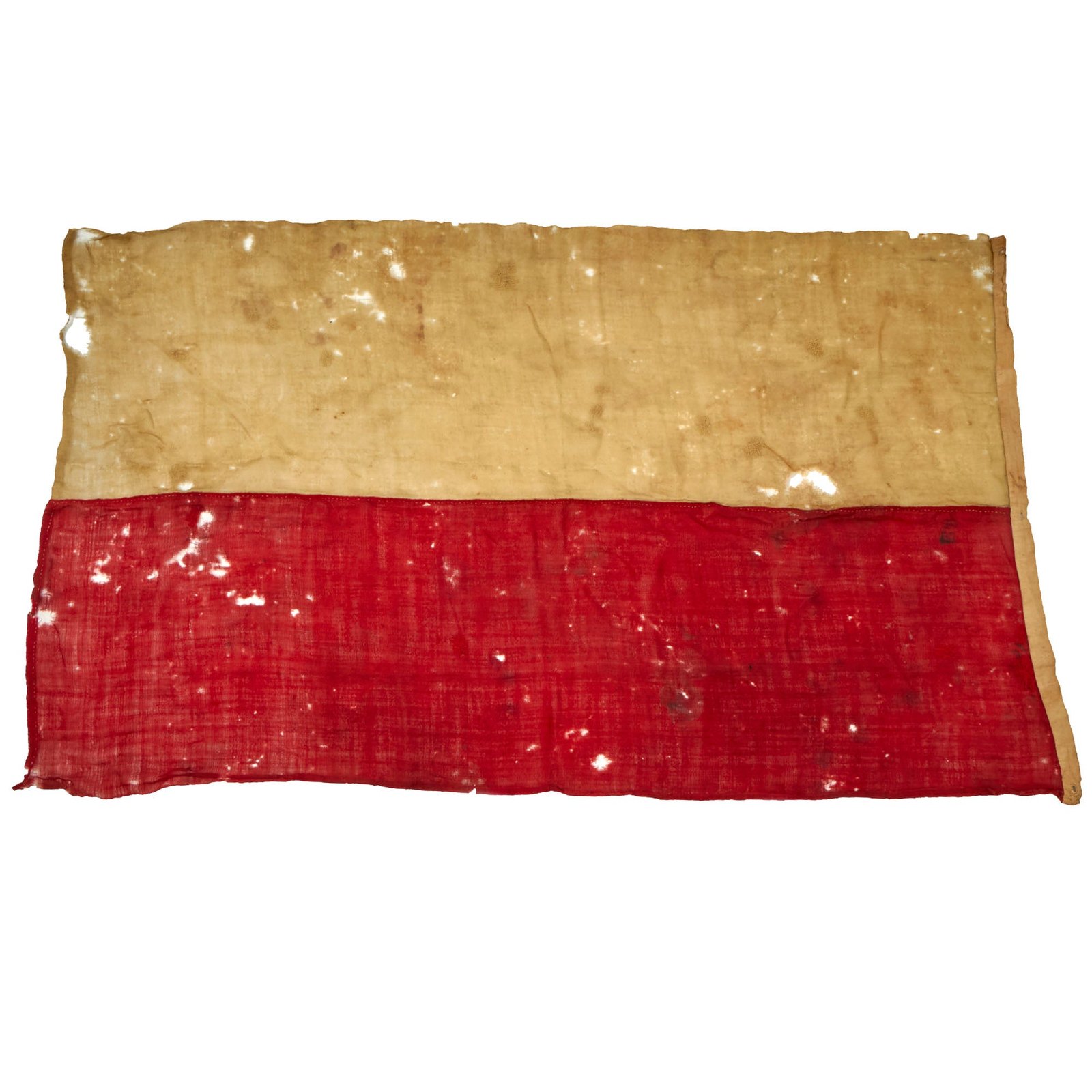 Buy Original Polish Early 20th Century National Flag of Poland, Circa 1919 - 63” x 35” | Original Firearms Antique For Sale