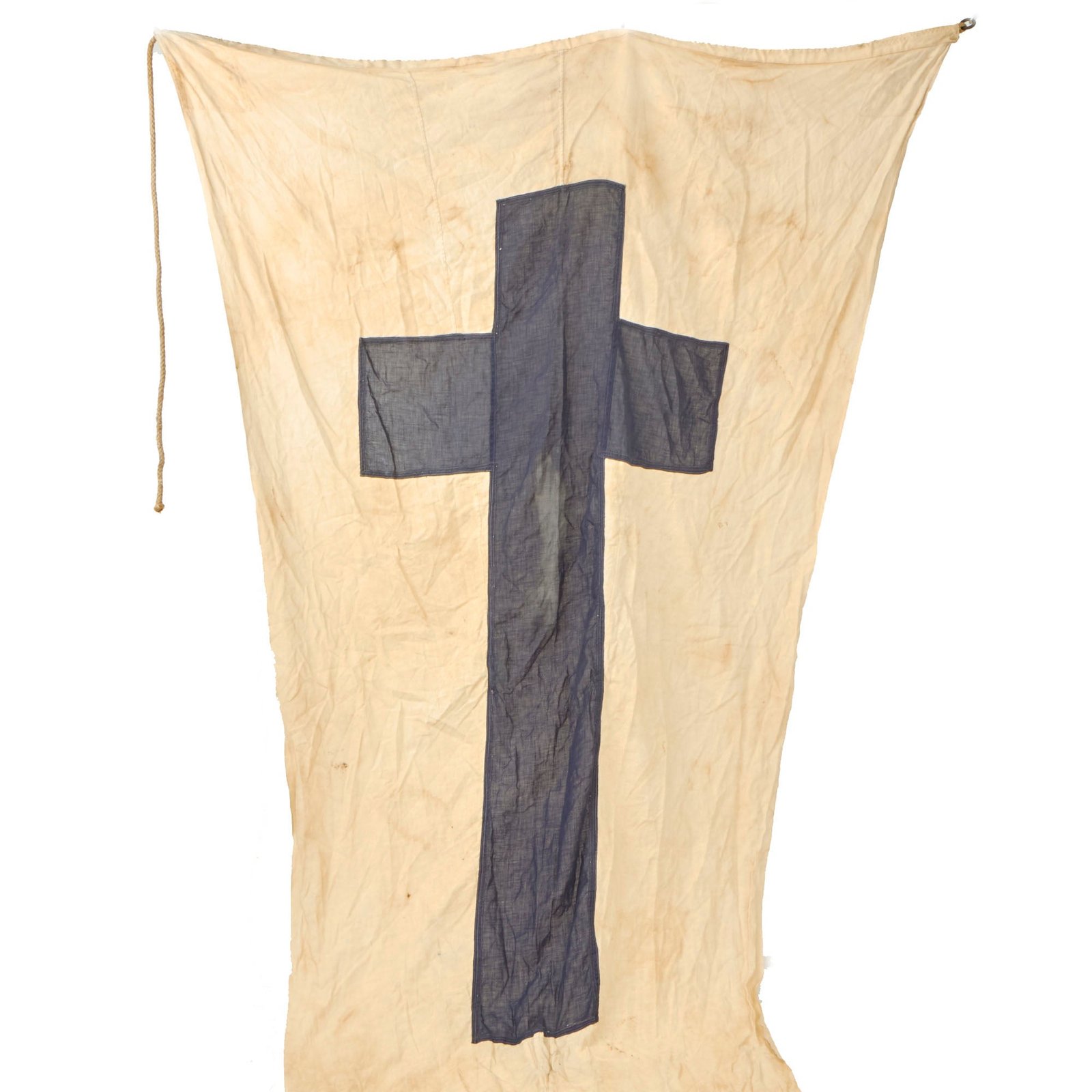 Buy Original U.S. WWII Era US Navy Armed Forces Religious Church Pennant - 58” x 151” | Original Firearms Antique For Sale