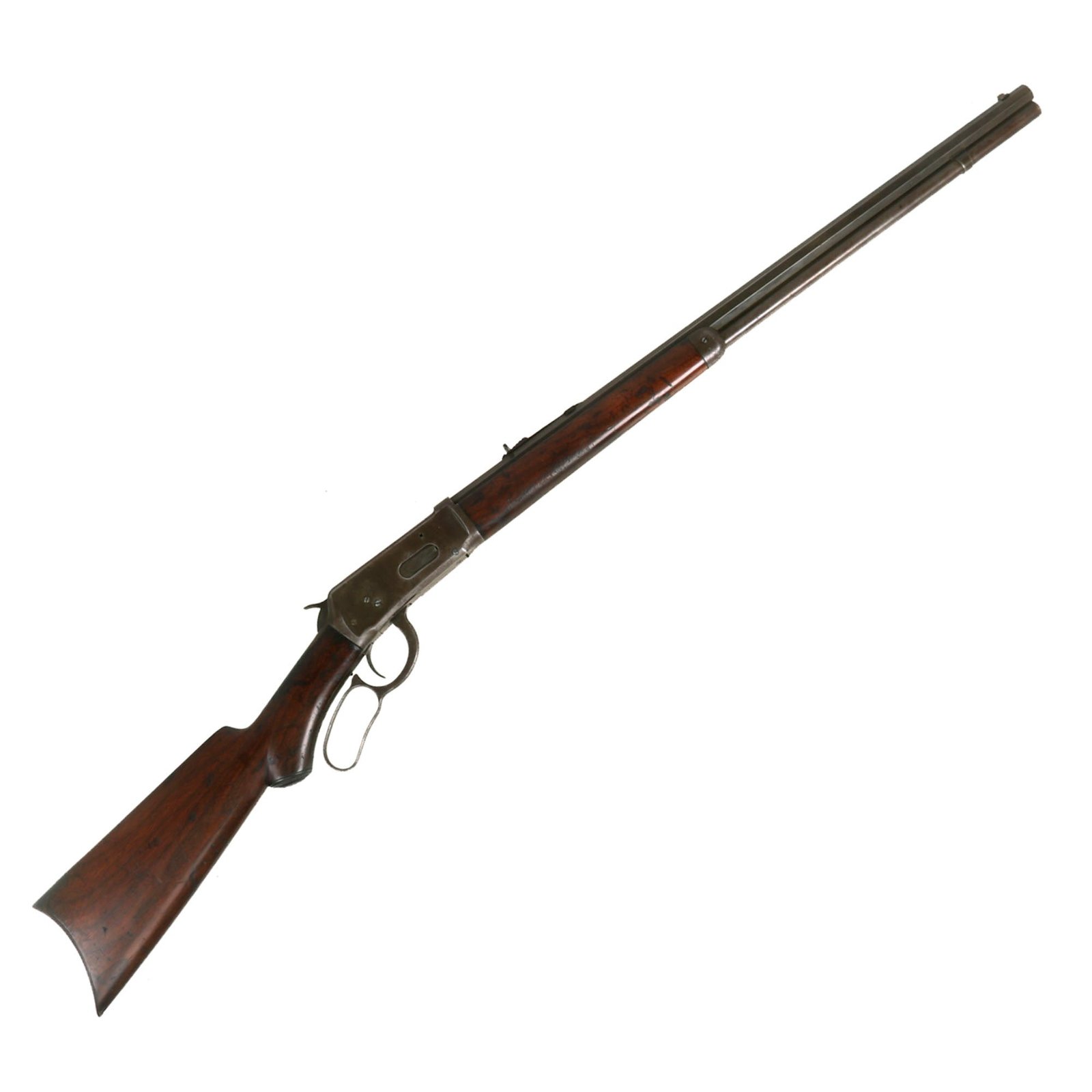 Buy Original U.S. Antique Winchester Model 1894 .38-55 W.C.F. Rifle with 26" Octagonal Barrel & Pistol Grip Stock made in 1895 - Serial 42719 | Original Firearms Antique For Sale