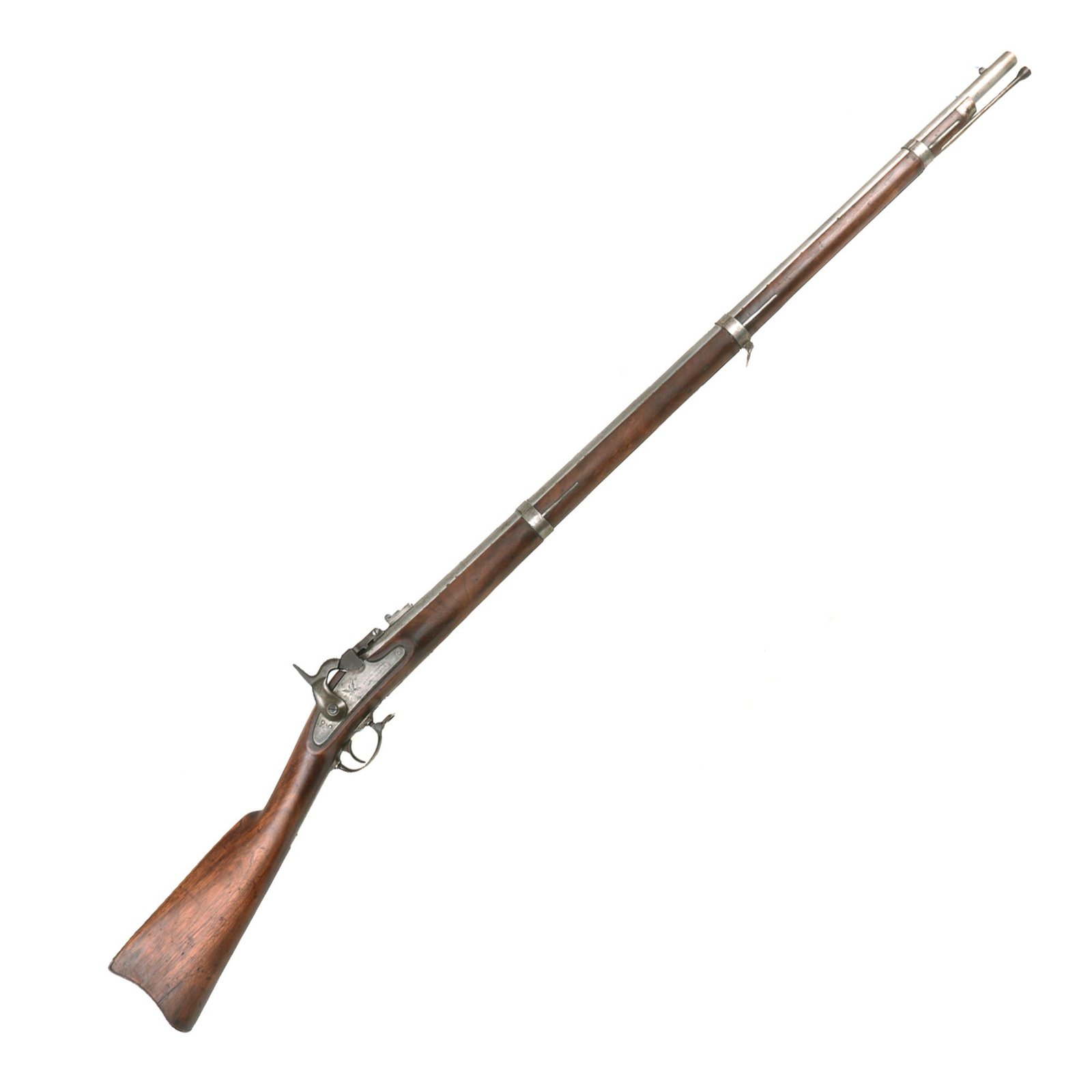 Buy Original U.S. Civil War Springfield M-1861 by Parker Snow Converted to Miller Patent Breechloading Rifle - dated 1863 | Original Firearms Antique For Sale