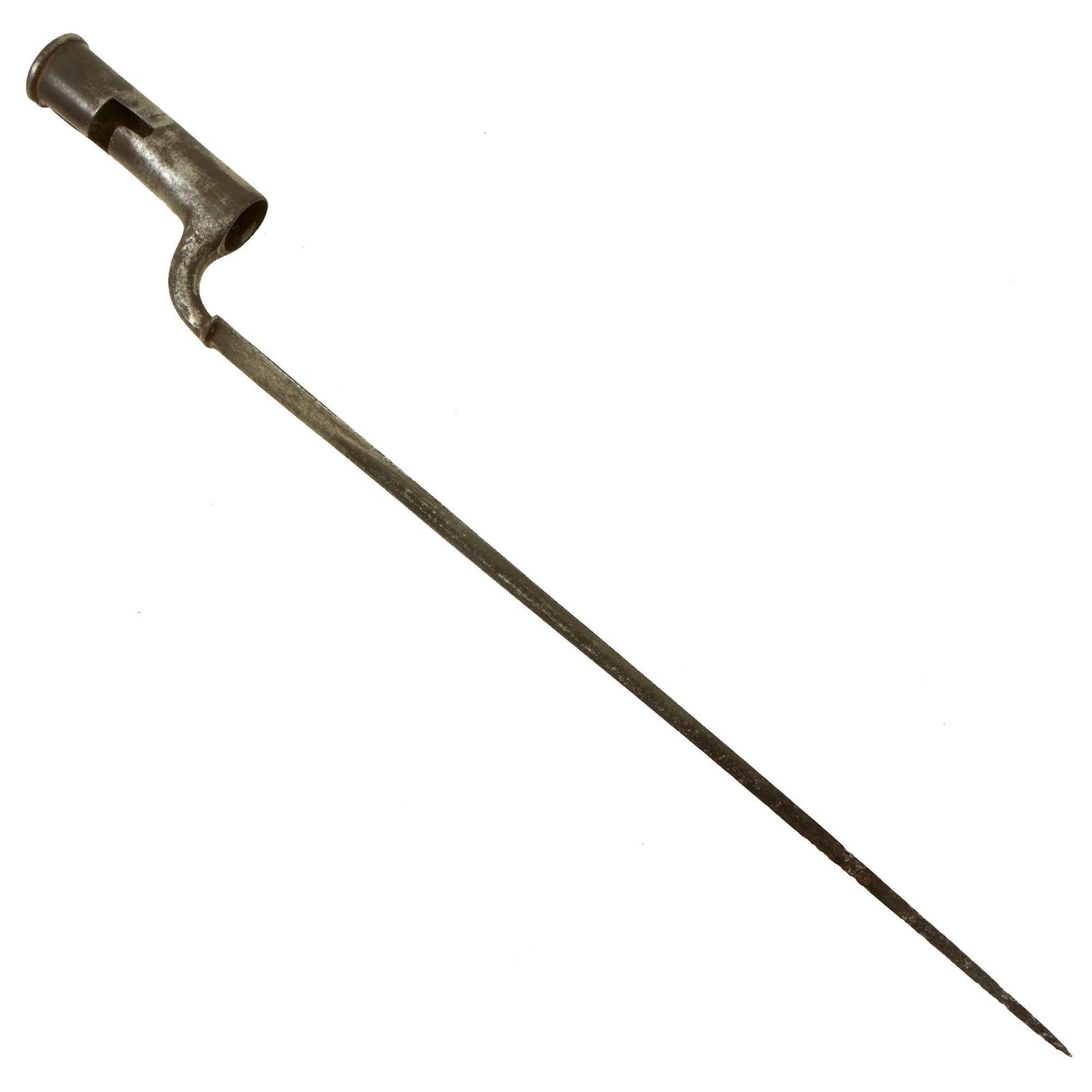 Buy Original British American Revolution 2nd Pattern Brown Bess Bayonet Marked to 37th Regiment of Foot - Circa 1740-1760 | Original Firearms Antique For Sale