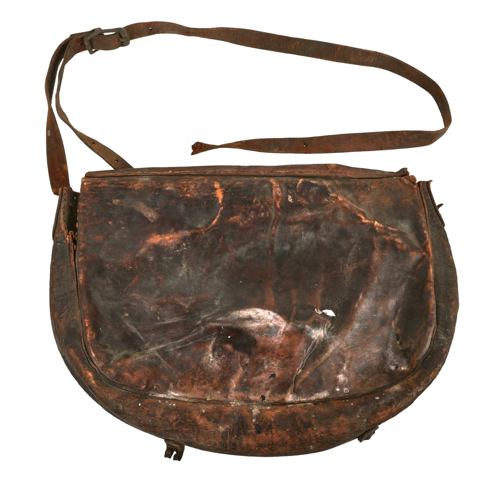 Buy Original U.S. Civil War Officers Haversack with Partial Carrying Strap | Original Firearms Antique For Sale