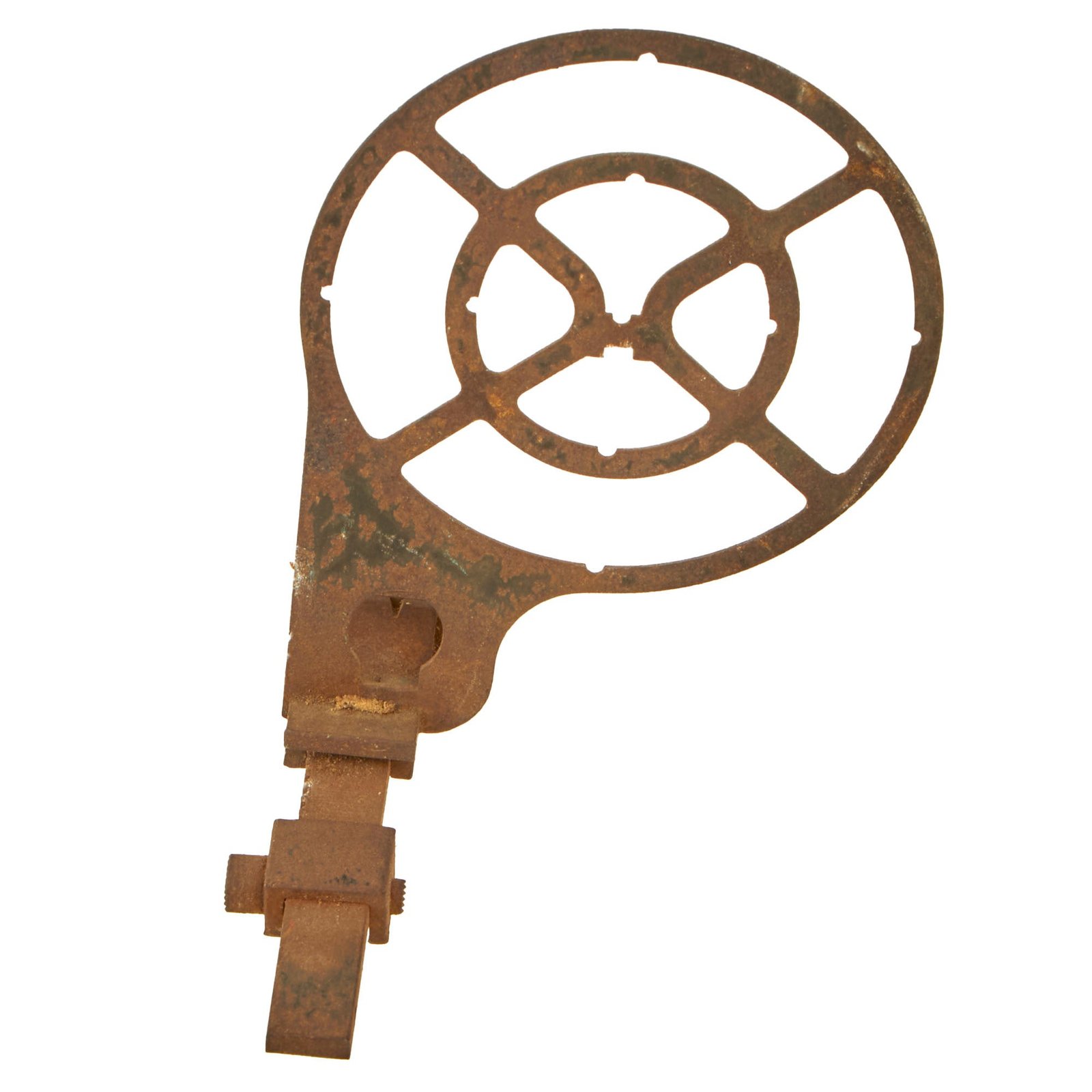 Buy Original French WWI Fusil-Mitrailleur Modèle 1915 CSRG Chauchat Anti-Aircraft “Spider Web” Rear Sight | Original Firearms Antique For Sale
