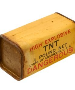 Buy Original U.S. WWII Corps of Engineers High Explosive TNT 1/2 Pound Block - INERT | Original Firearms Antique For Sale