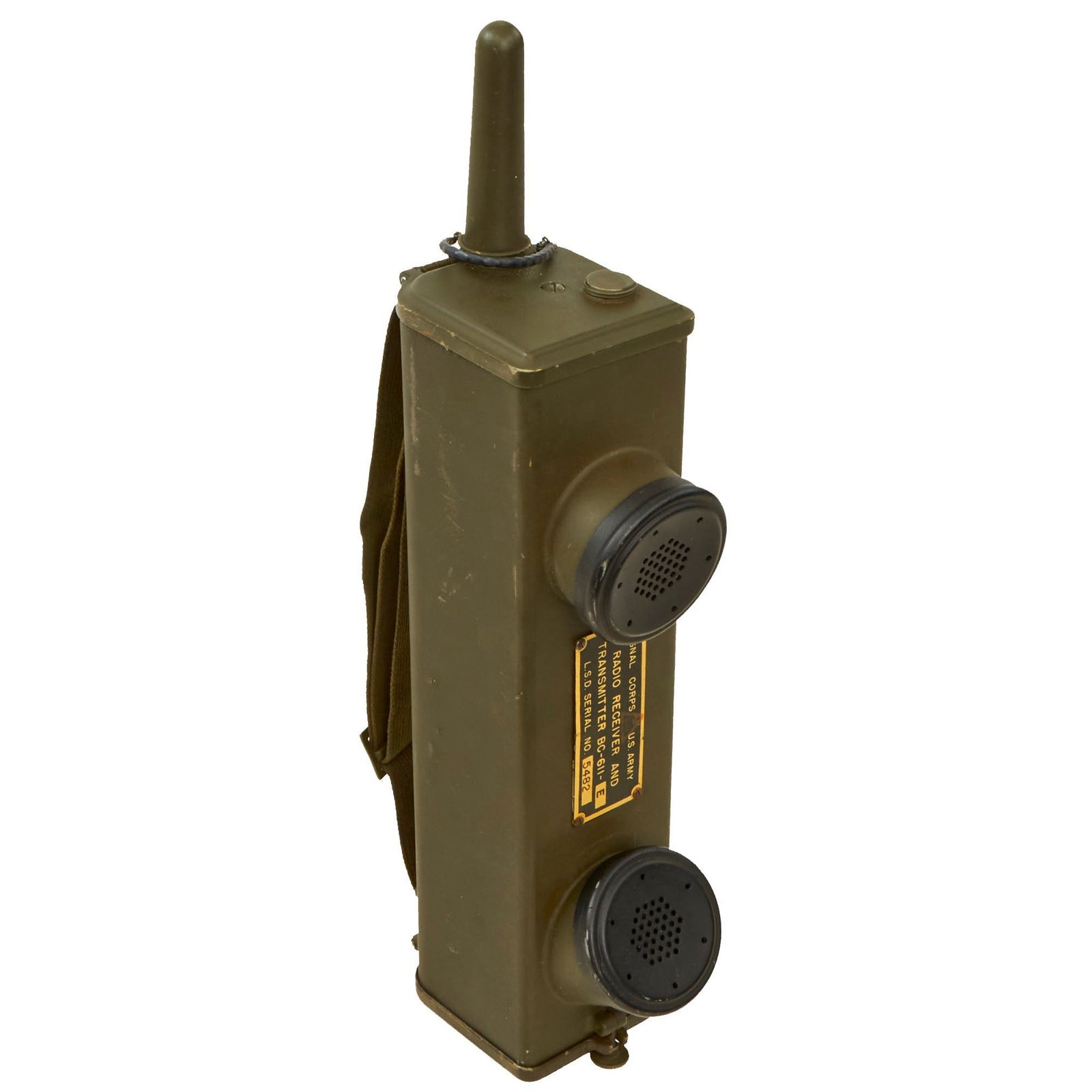 Buy Original U.S. WWII Handie Talkie SCR-536 Radio Transceiver BC-611 -E | Original Firearms Antique For Sale