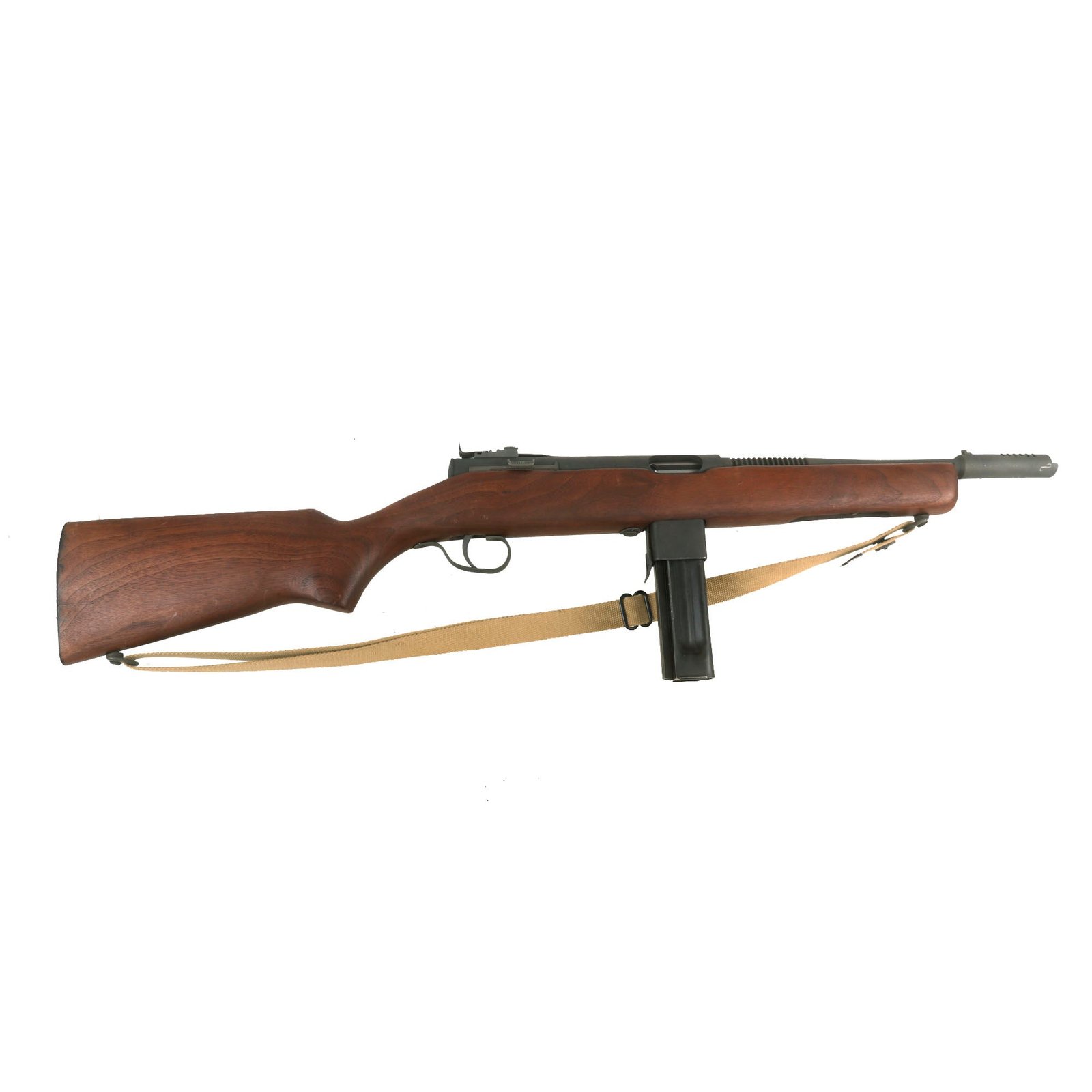 Buy Original U.S. WWII U.S.M.C. .45cal H.&R. Reising Model 50 Display Submachine Gun with Original Sling & Magazine | Original Firearms Antique For Sale