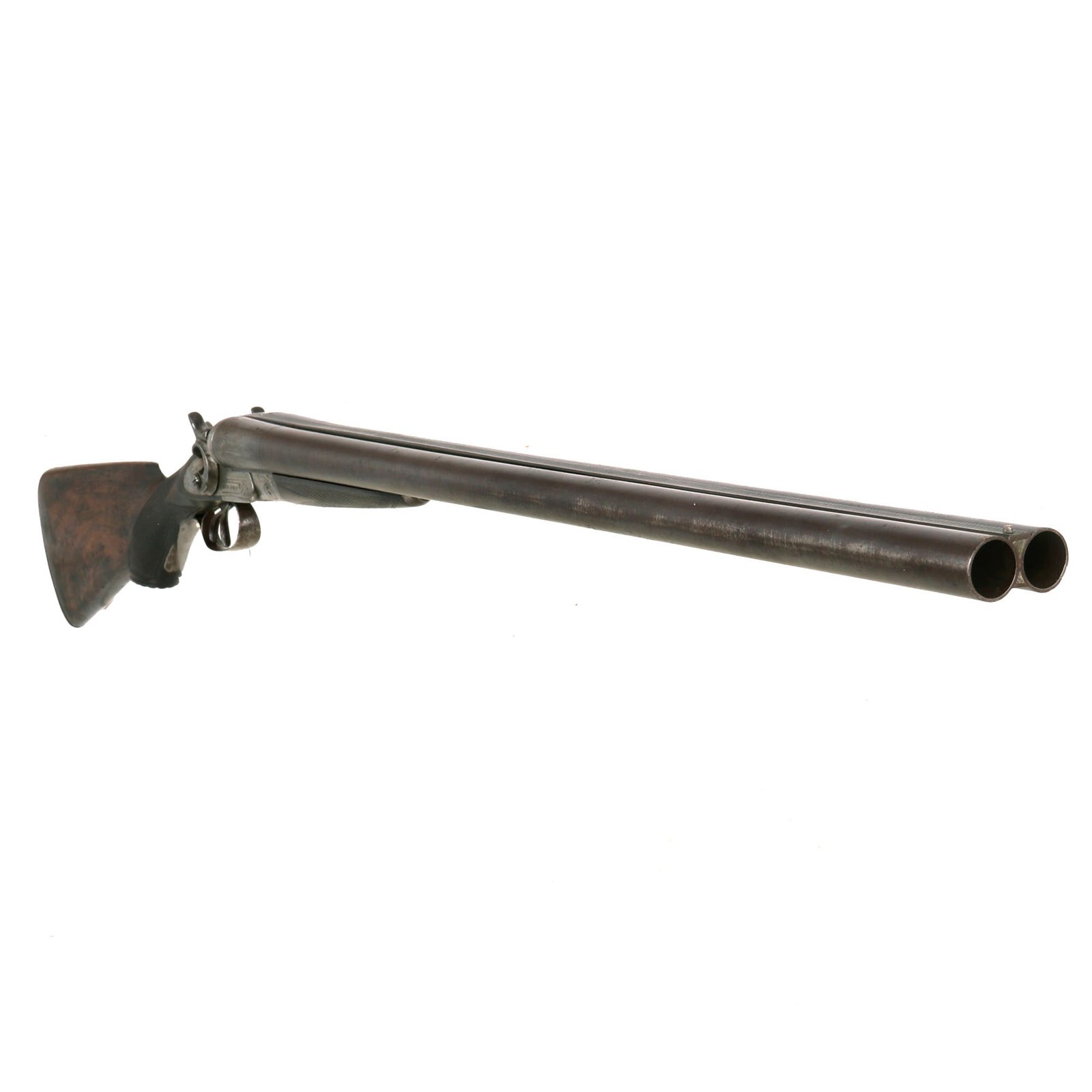 Buy Original Belgian 12 Gauge Double Barrel Modified Diana Grade Hammer Shotgun by Pieper Arms Co. Serial 145199 - circa 1895 | Original Firearms Antique For Sale