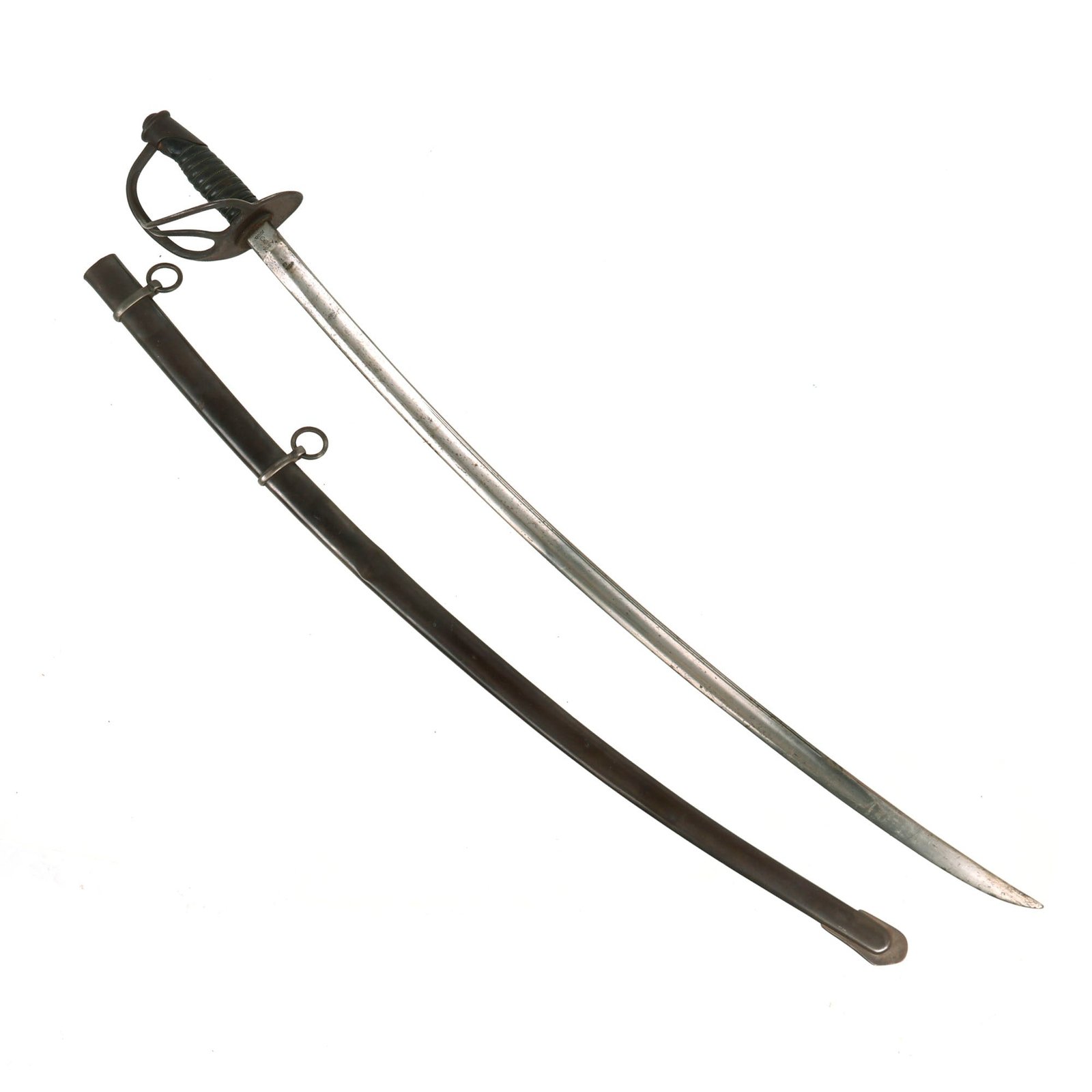 Buy Original U.S. Model 1906 Light Cavalry Saber with Scabbard by Ames Sword Company - Dated 1906 | Original Firearms Antique For Sale