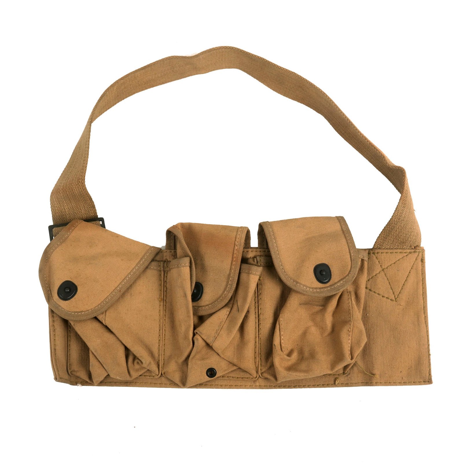 Buy Original U.S. WWI USMC Marked 1918A2 BAR Browning Automatic Rifleman Left Side Magazine Bandolier - Unissued | Original Firearms Antique For Sale